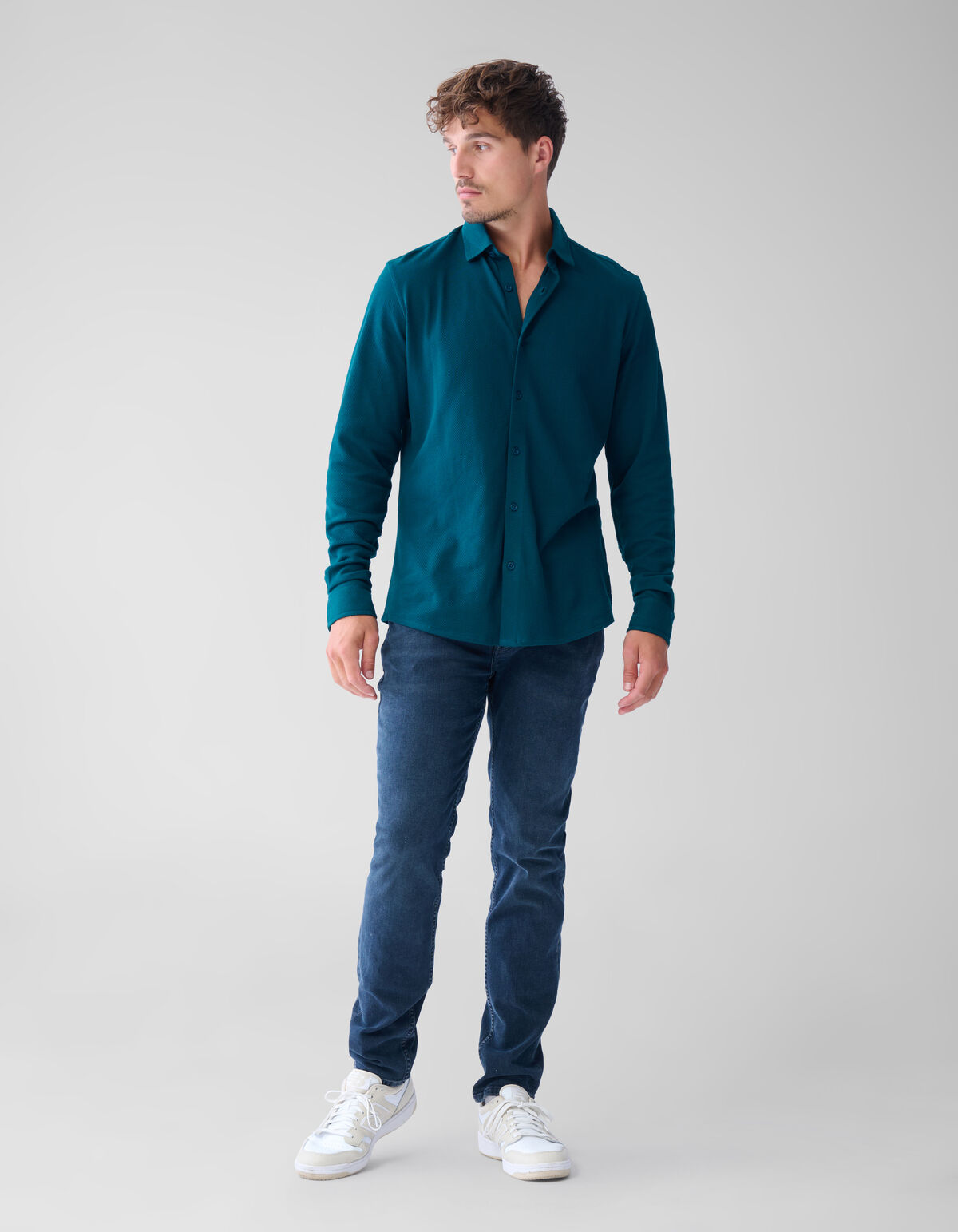 Slim Jeans Blau/Schwarz Länge 32 SHOEBY MEN