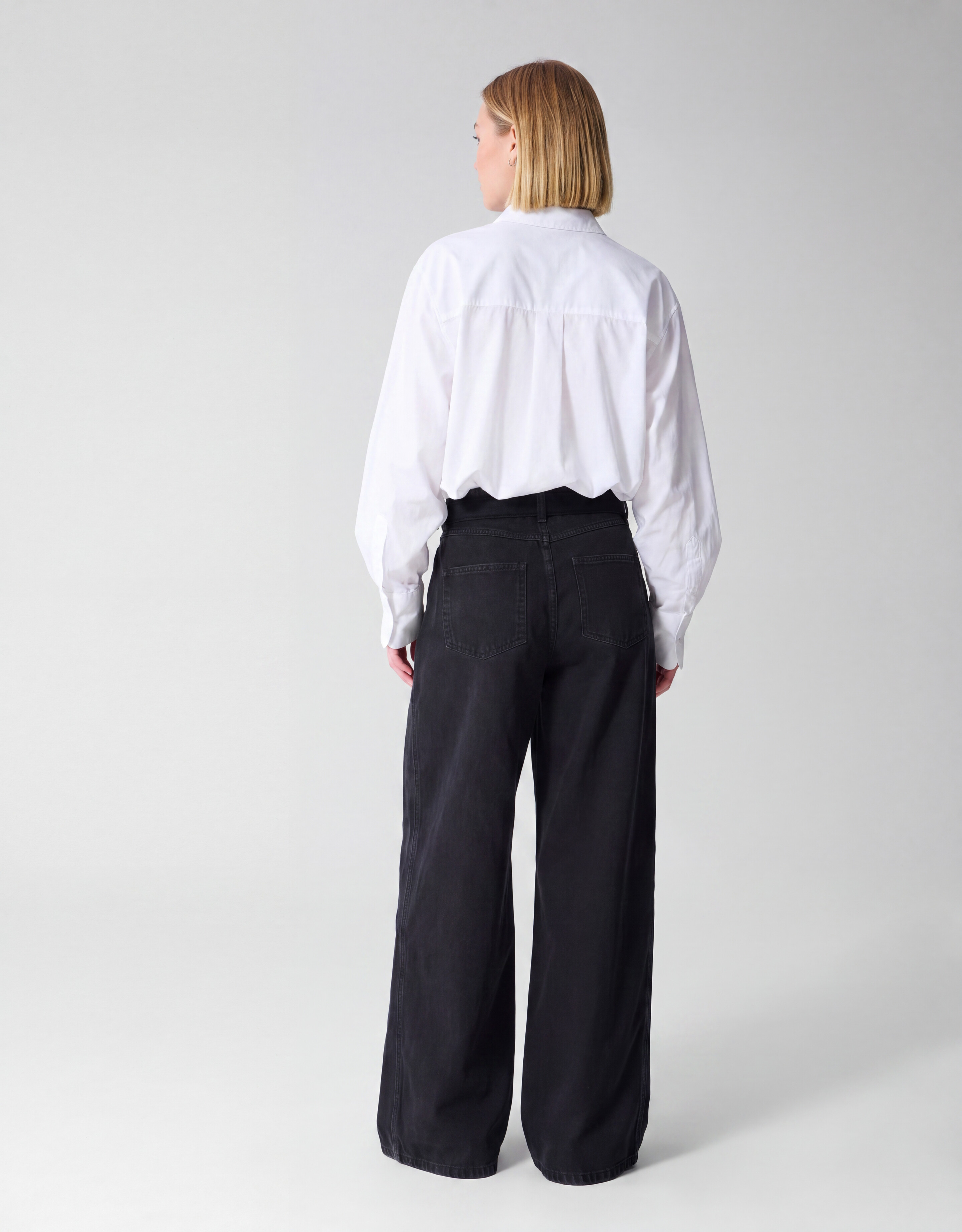 Popeline-Blusenbody in Wei&szlig; By Lonneke SHOEBY WOMEN