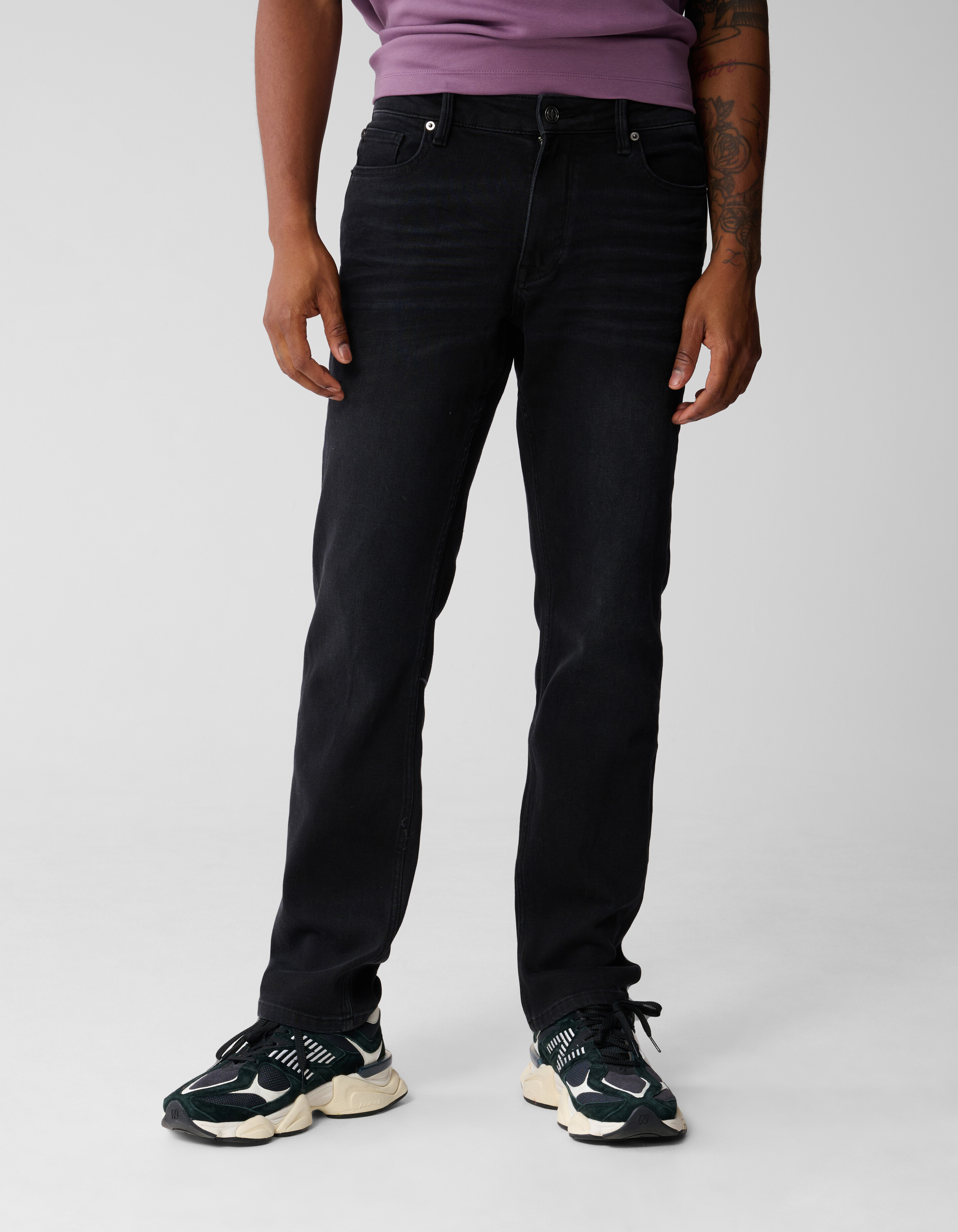 Straight Fit Jeans Dunkelgrau SHOEBY MEN