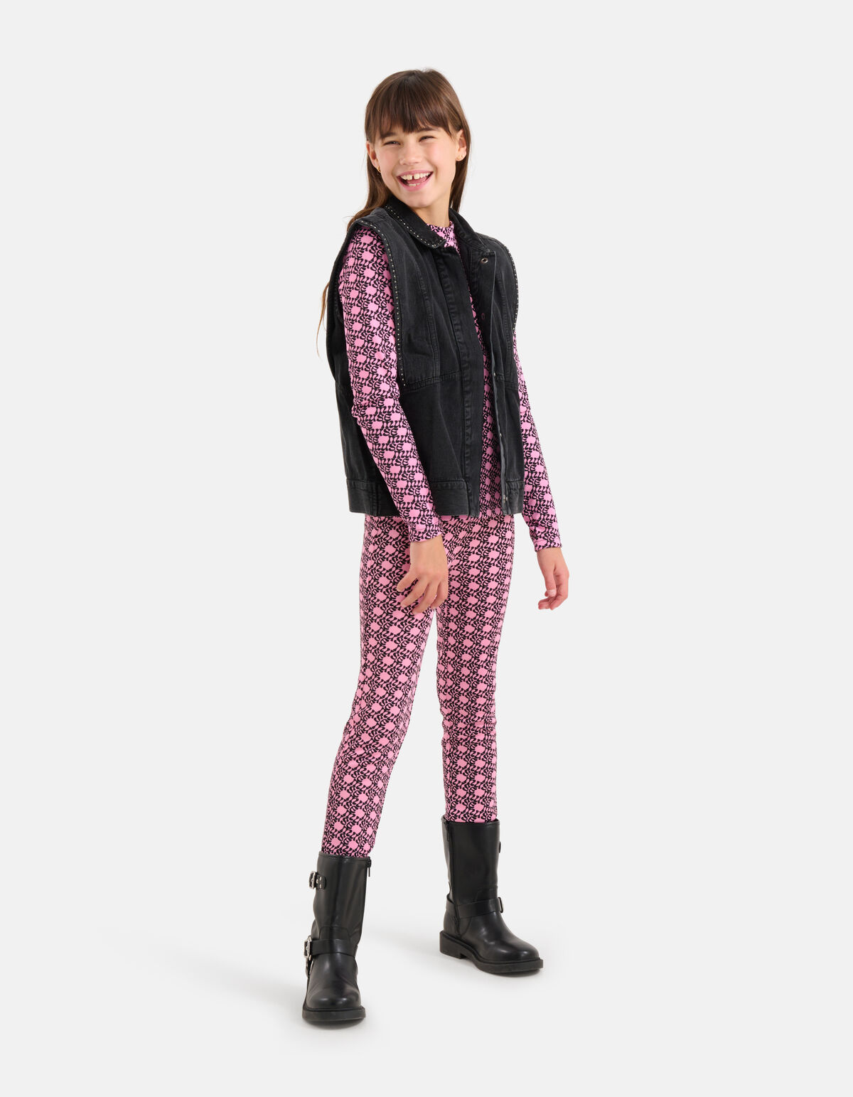 Printed Top Roze SHOEBY GIRLS