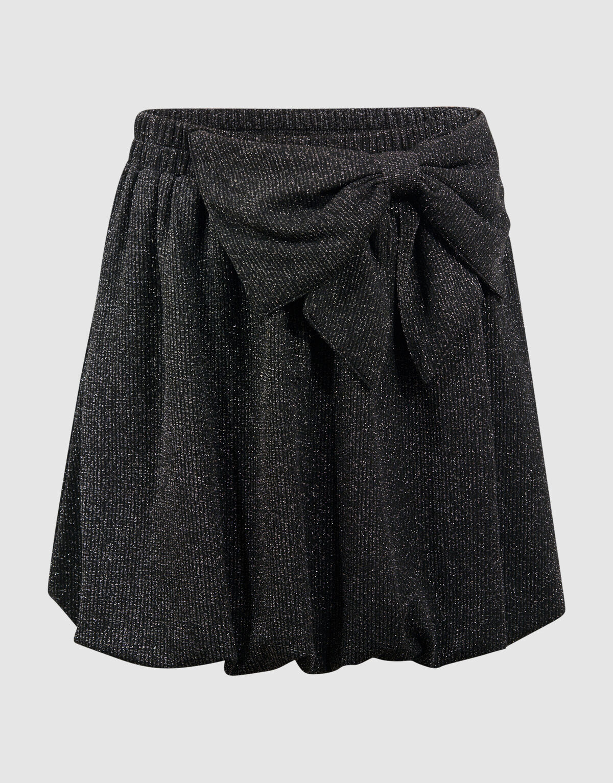 Minirock mit Glitzerschleife in Schwarz SHOEBY ACCESSOIRES