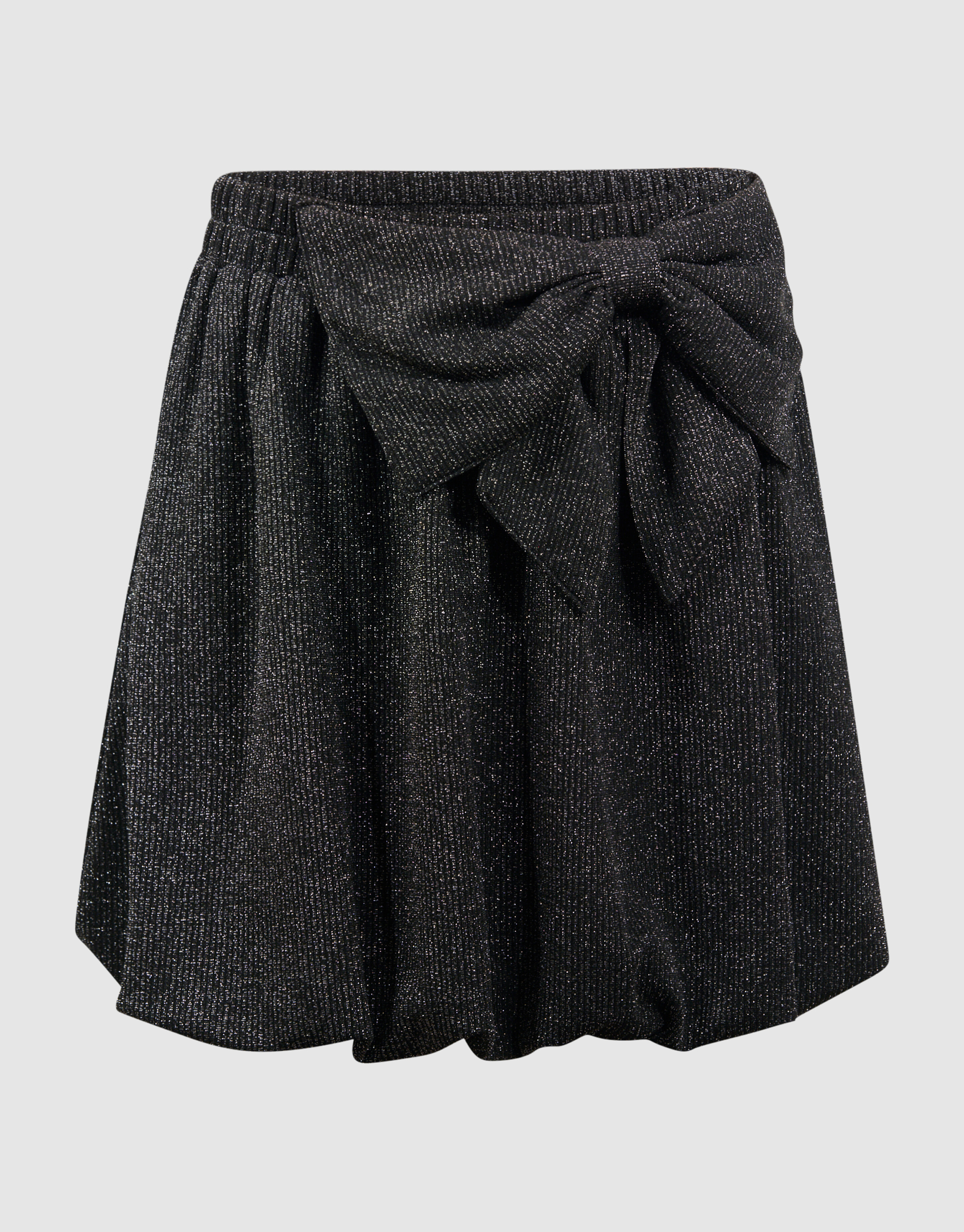 Minirock mit Glitzerschleife in Schwarz SHOEBY ACCESSOIRES