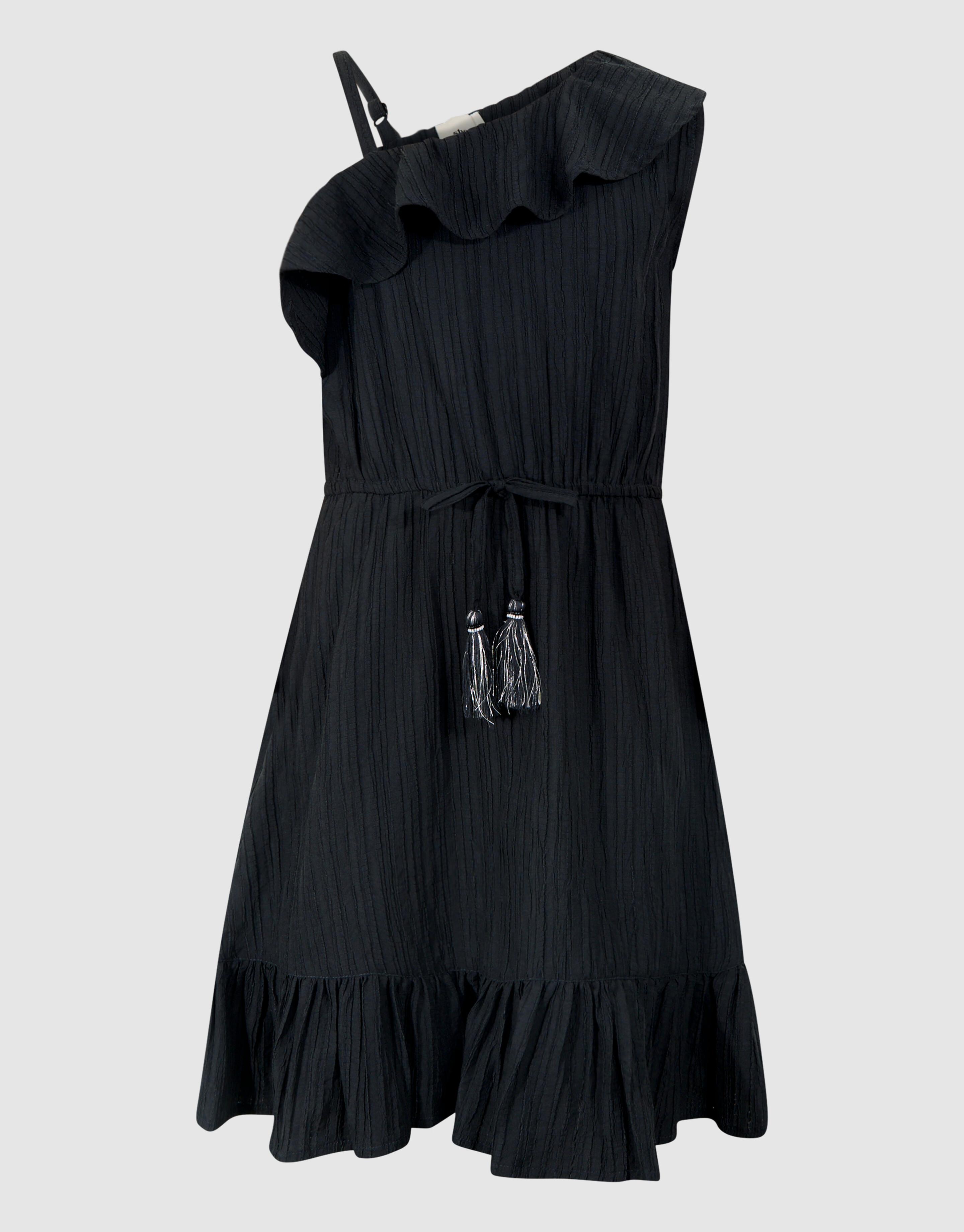 One Shoulder Kleid Dunkelgrau SHOEBY GIRLS