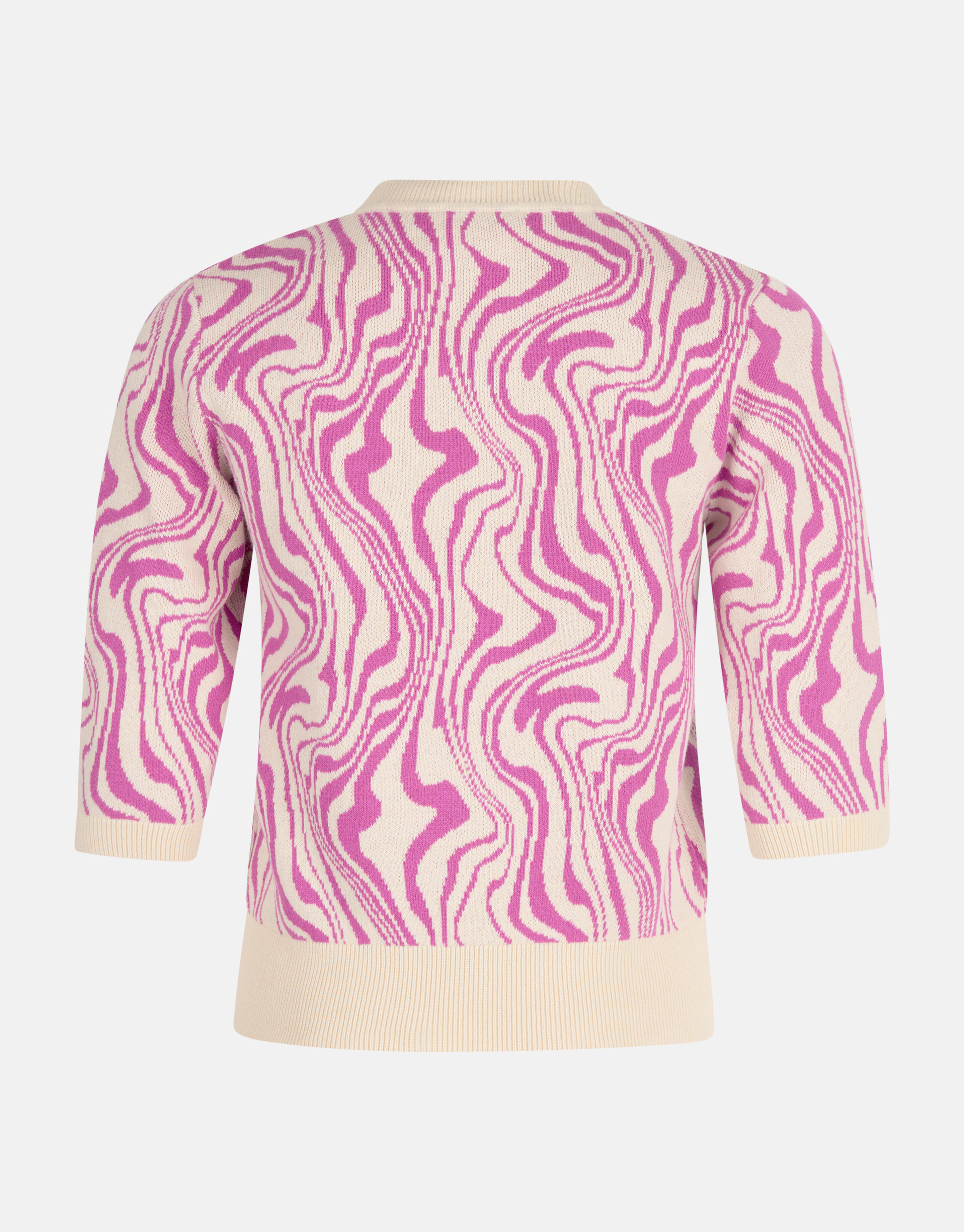 Jacquard-Swirl-Pullover Rosa SHOEBY WOMEN