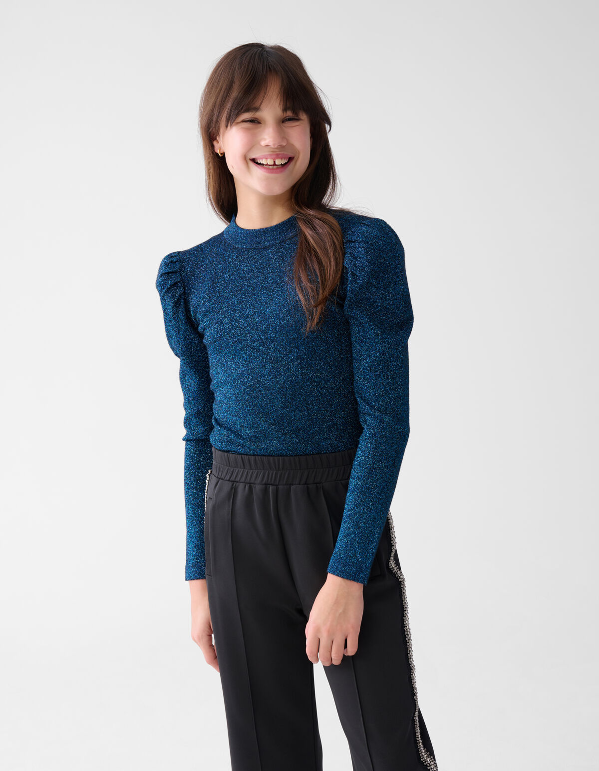 Glitzerpulli Dunkelblau SHOEBY GIRLS