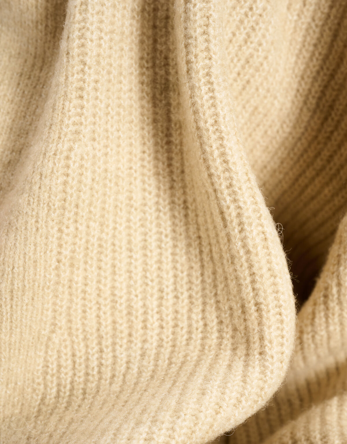 Gestrickte Strickjacke Beige SHOEBY WOMEN