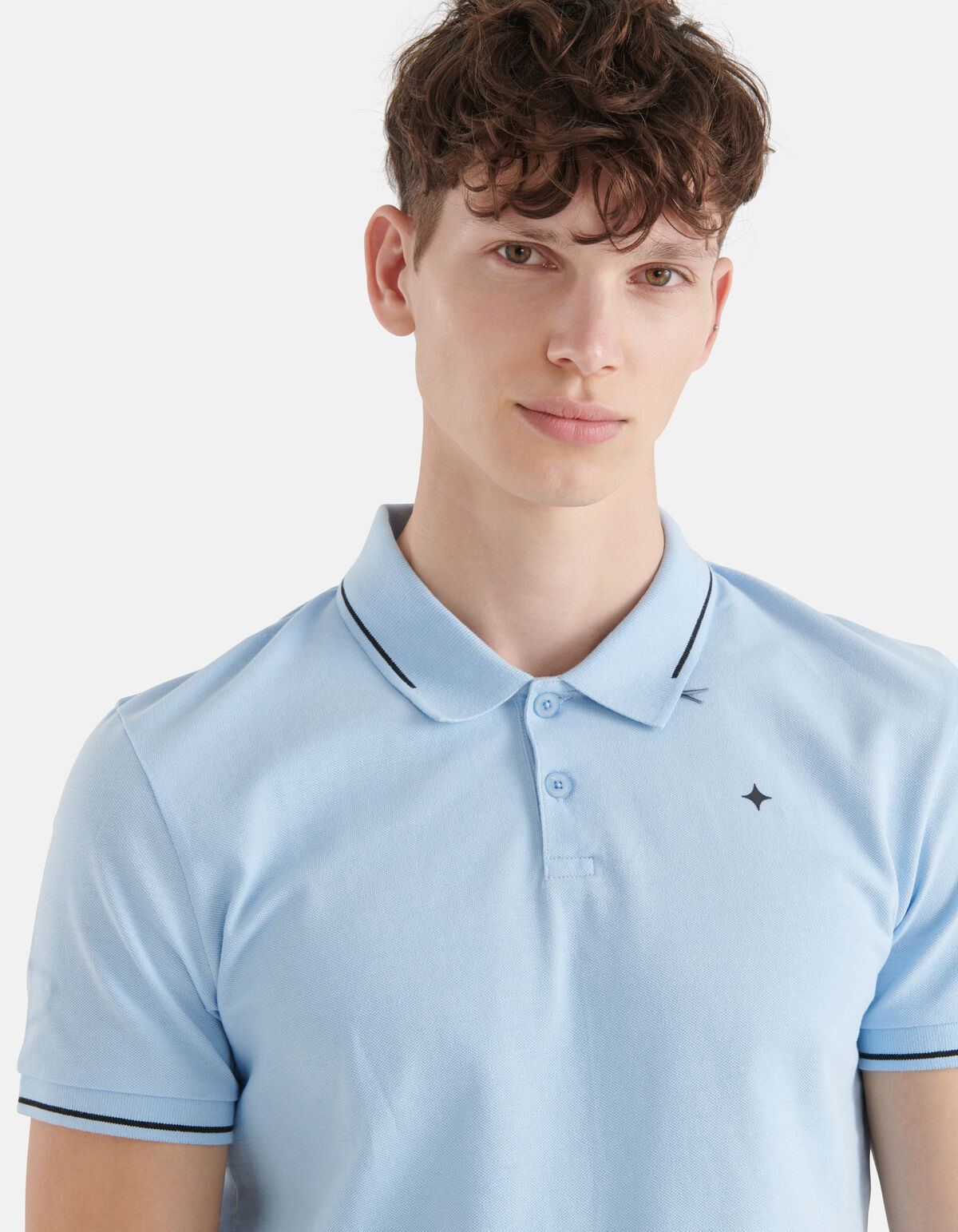 Basic Polo Hellblau SHOEBY MEN