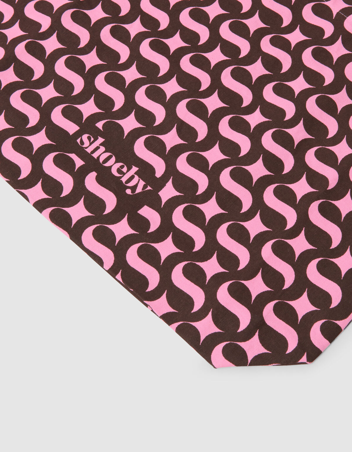 Shoeby Logo Shopper Braun/Rosa SHOEBY ACCESSOIRES