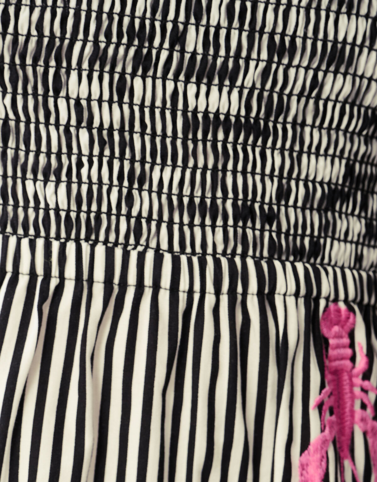 Gestreiftes Hummerkleid Schwarz SHOEBY GIRLS