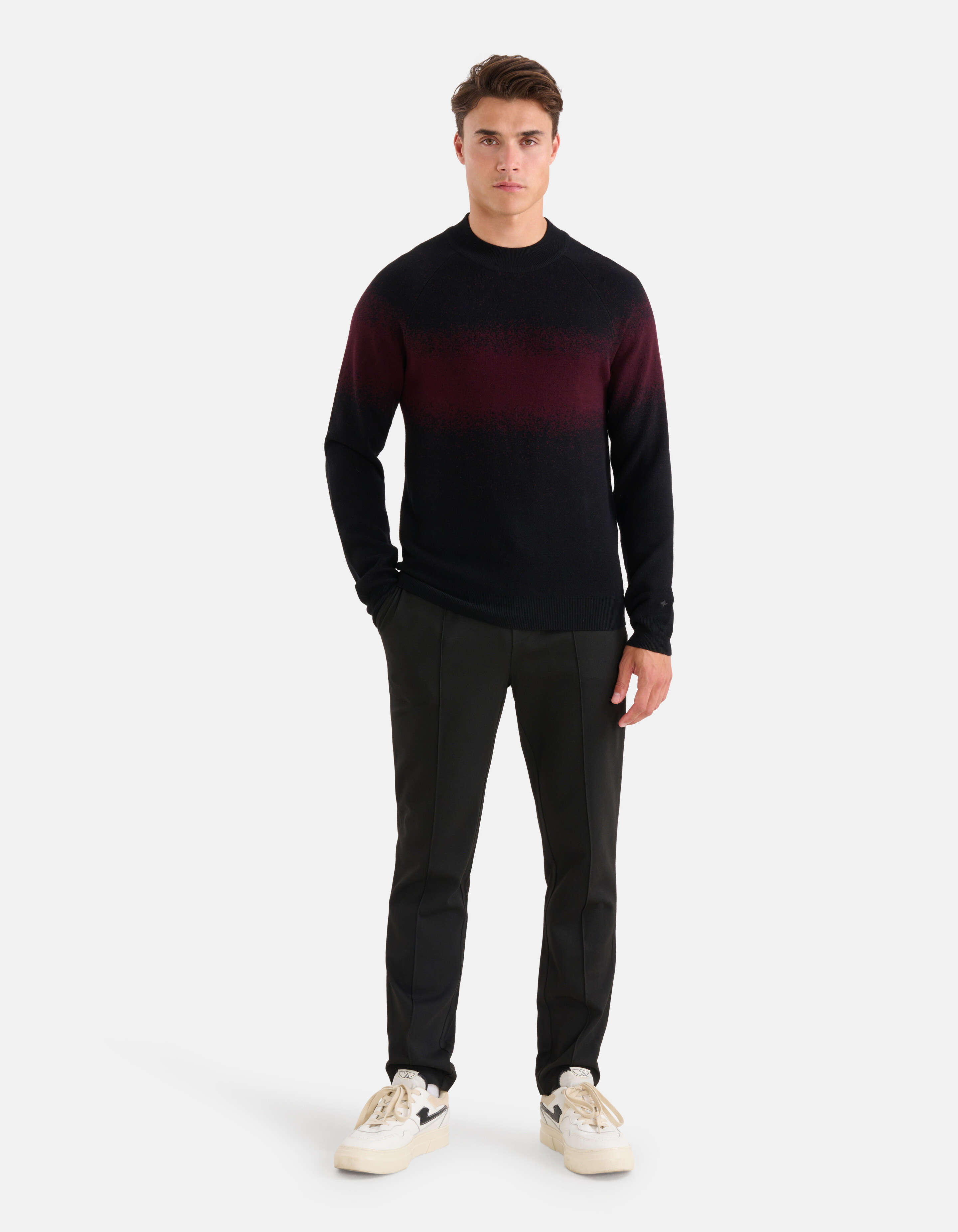 Gradient Trui Bordeaux SHOEBY MEN