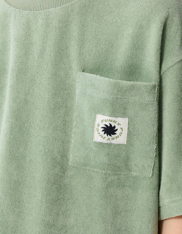 Frottee-Langarmshirt Hellgr&uuml;n SHOEBY BOYS