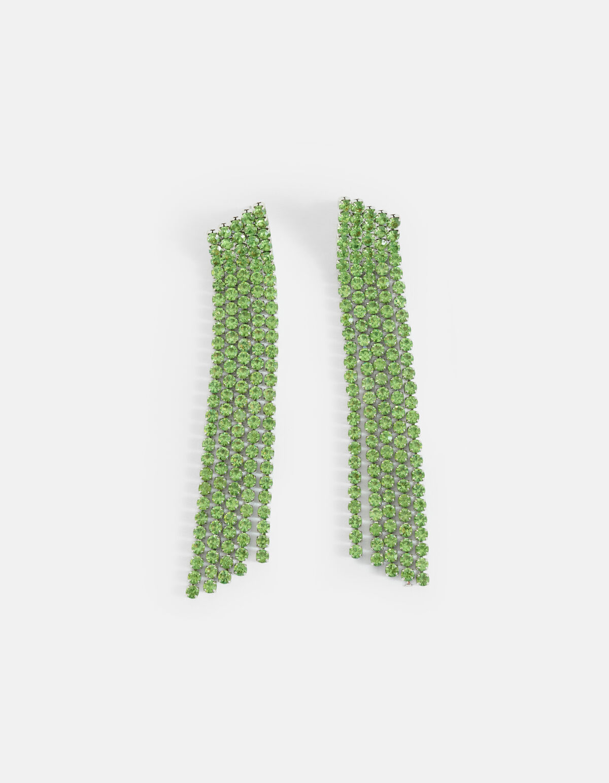 Strass-Ohrringe Grün SHOEBY ACCESSOIRES