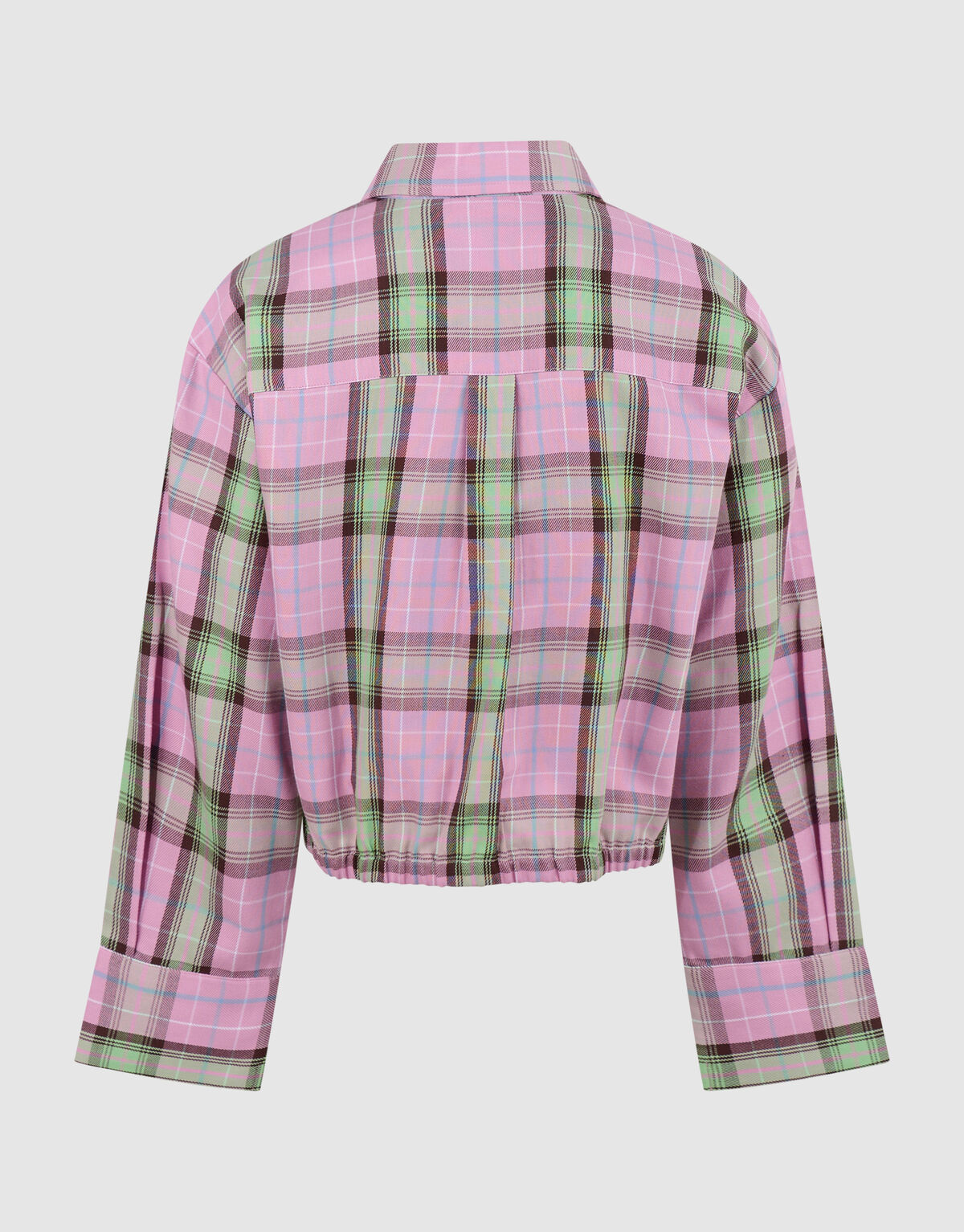 Gro&szlig;karierte Bluse Hellrosa SHOEBY GIRLS