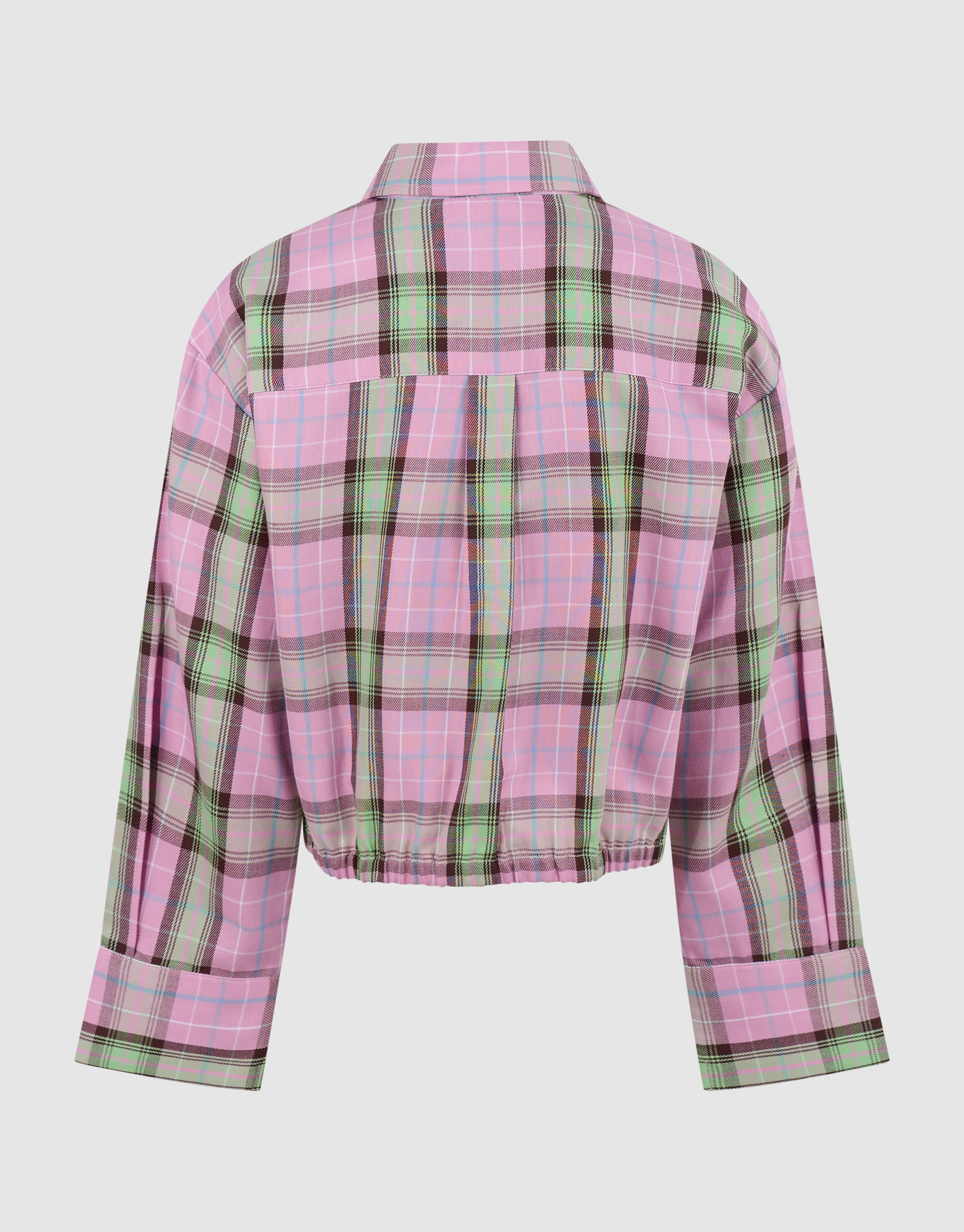 Gro&szlig;karierte Bluse Hellrosa SHOEBY GIRLS