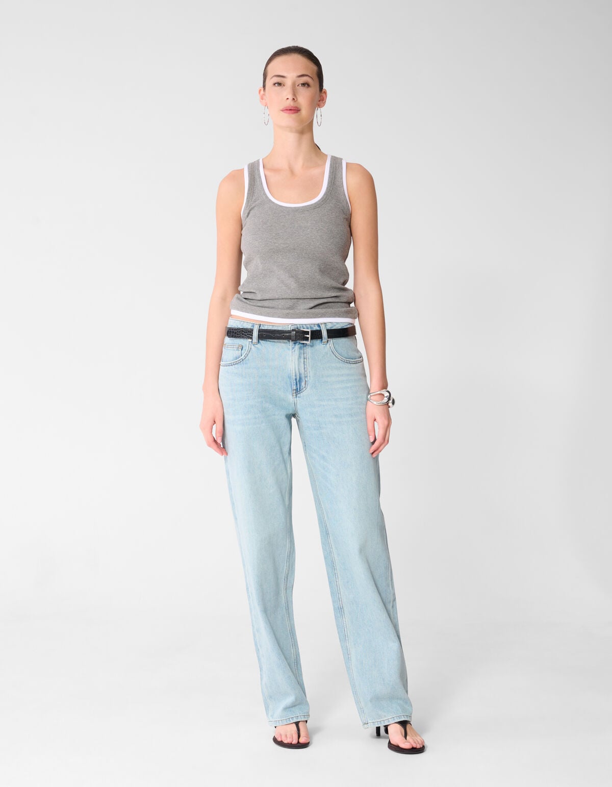 Jeans mit weicher, gerader Passform Gebleicht SHOEBY WOMEN