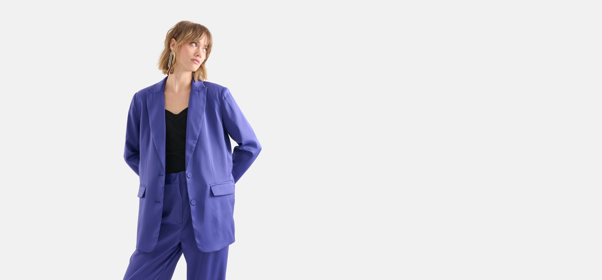 Satin Blazer Lila SHOEBY WOMEN