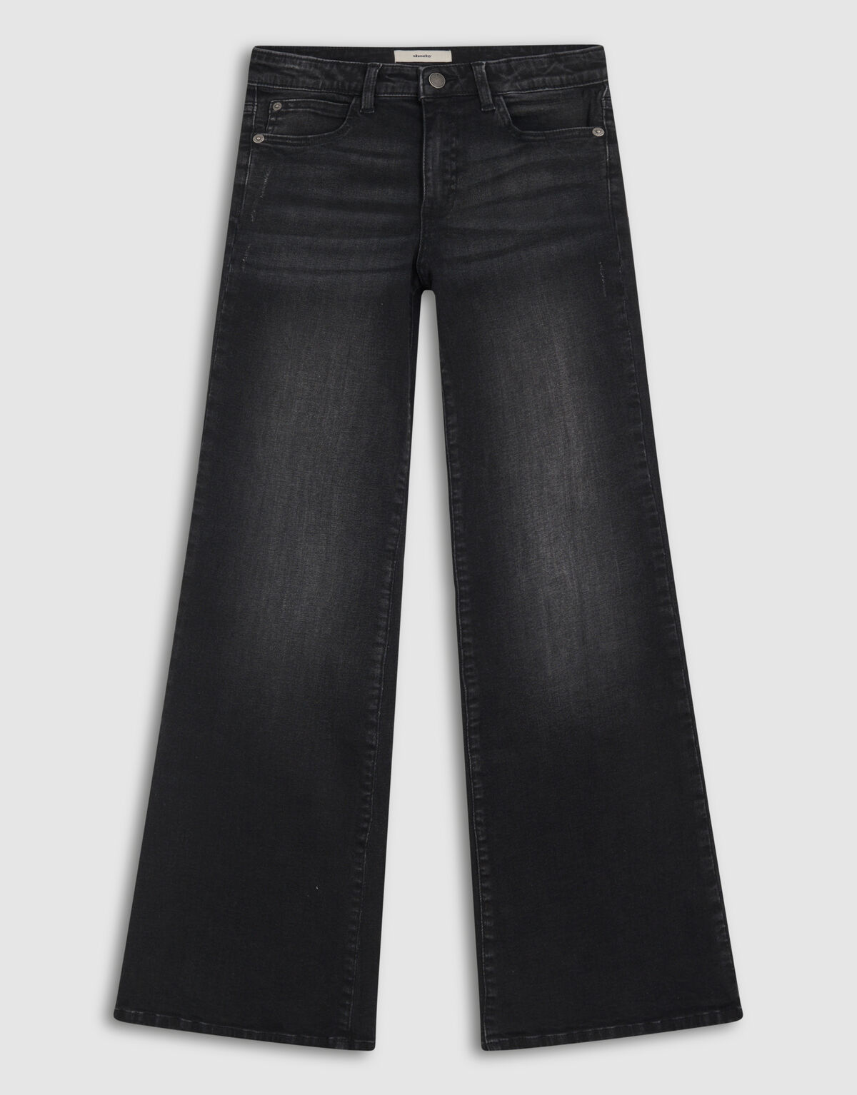 Flared Fit Jeans Schwarz SHOEBY GIRLS