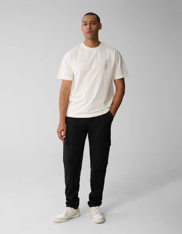 Text Artwork T-shirt Off White SHOEBY MEN