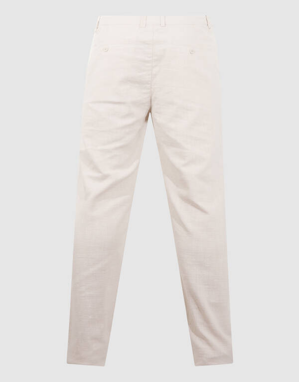Struktur Regular Fit Hose Sand SHOEBY MEN