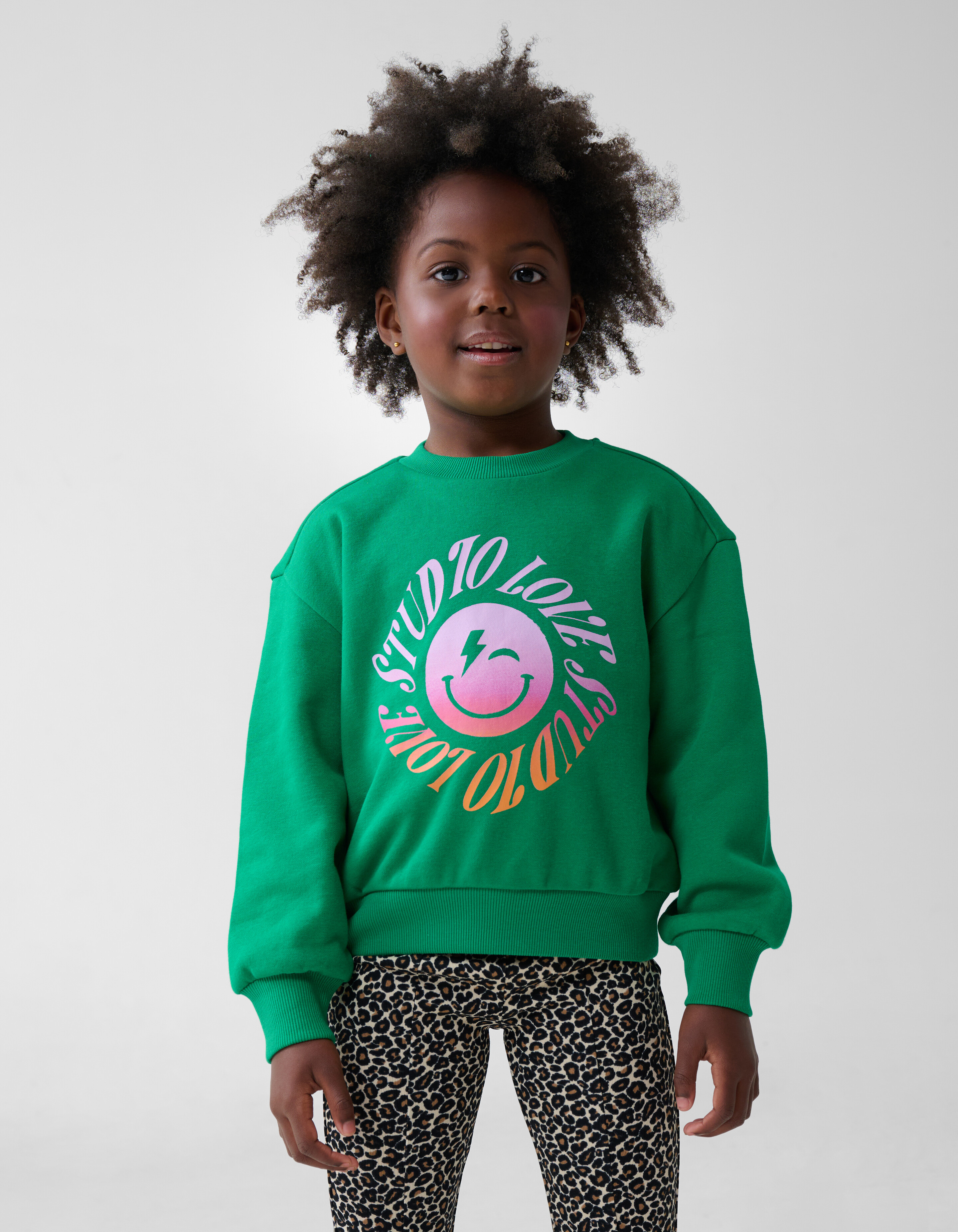 Artwork Pullover Grün SHOEBY GIRLS