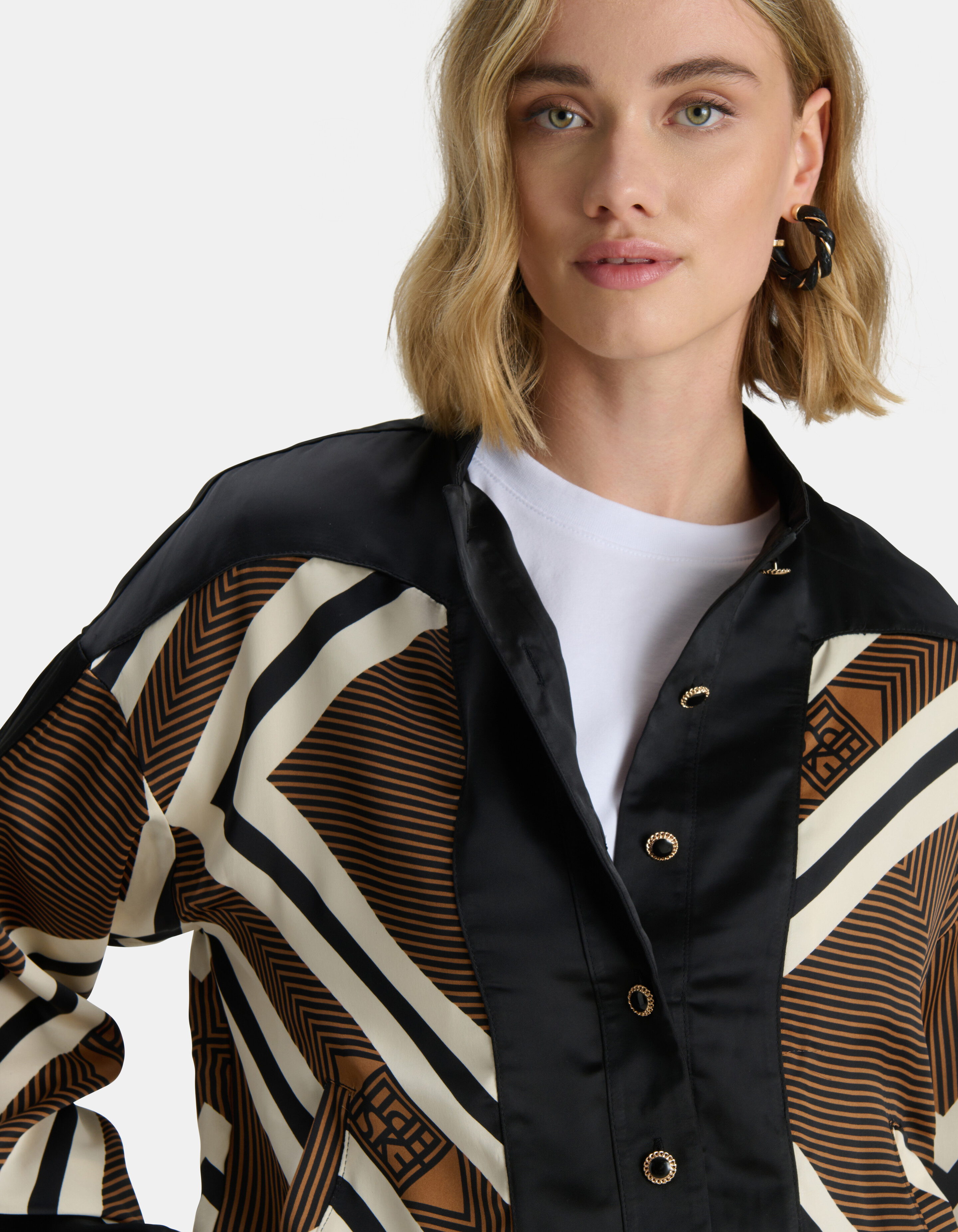 Silky Scarf Bomber SHOEBY WOMEN