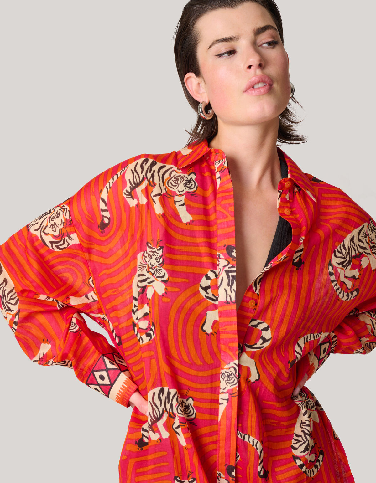 Bedruckte Strandbluse SHOEBY WOMEN
