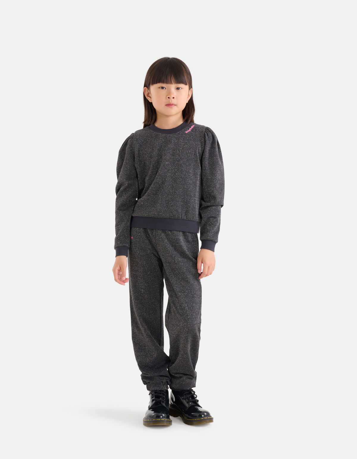 Glitzerpulli Dunkelgrau SHOEBY GIRLS