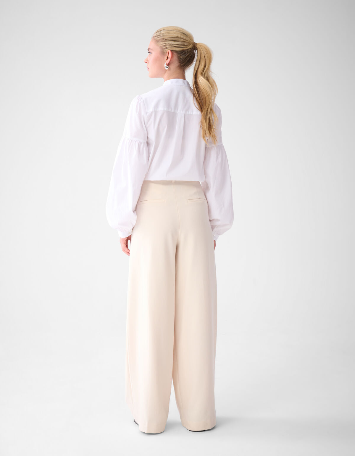 Popeline-Bluse Weiß von Lonneke SHOEBY WOMEN
