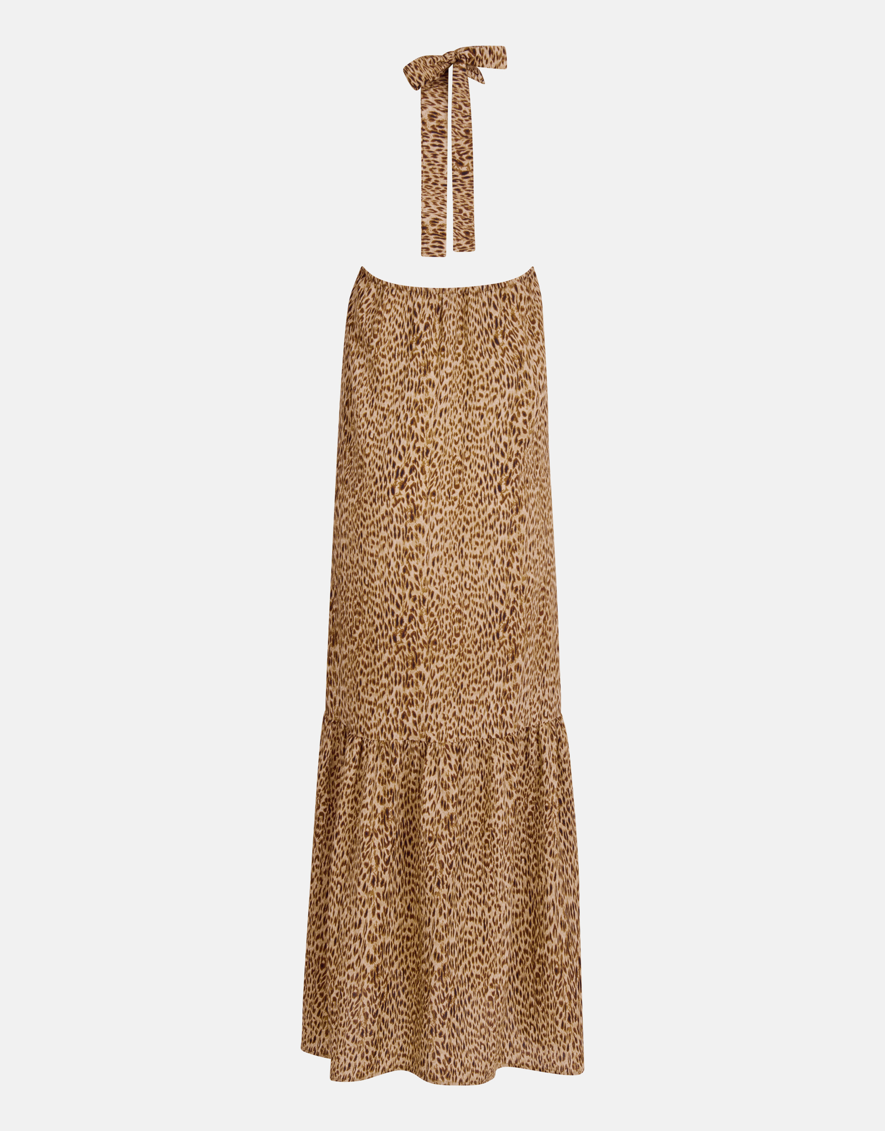 Leopard Halter Kleid Braun SHOEBY WOMEN