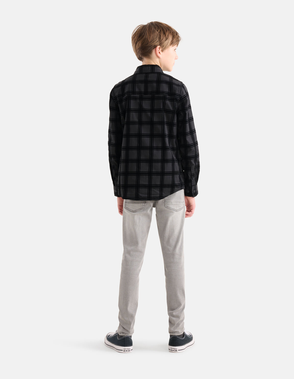 Flock Shirt Schwarz SHOEBY BOYS