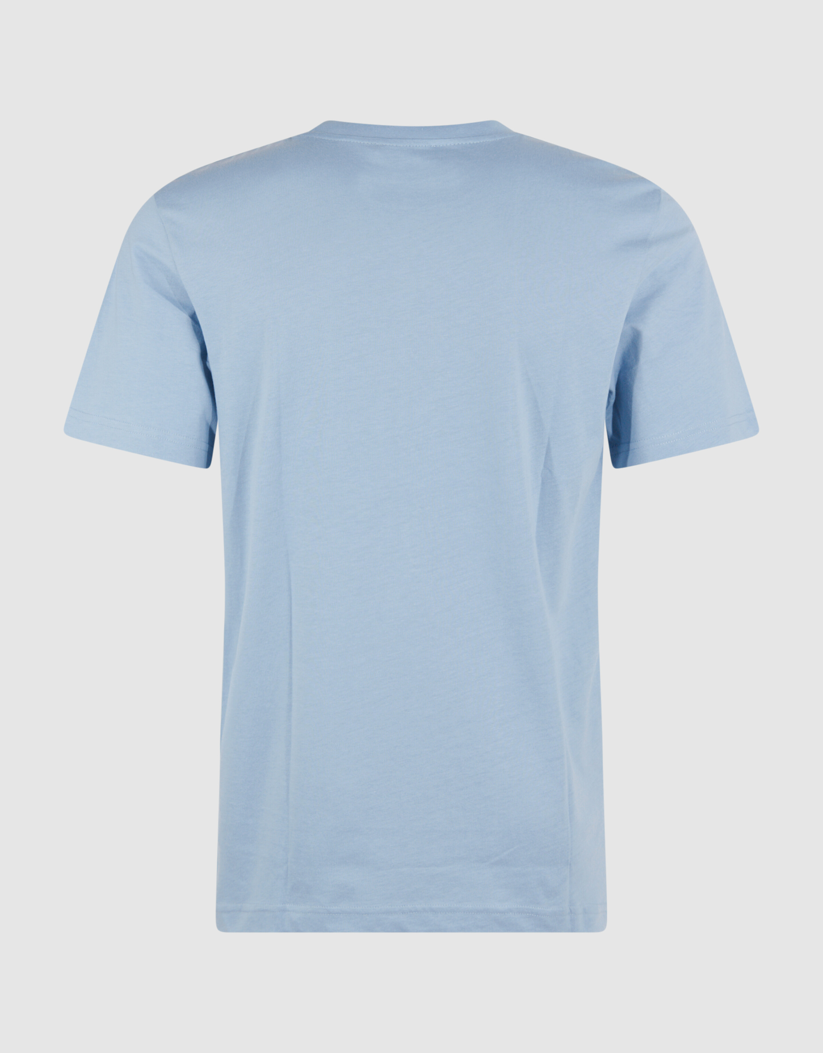 Gestreiftes Logo-Kunst T-Shirt Hellblau SHOEBY MEN