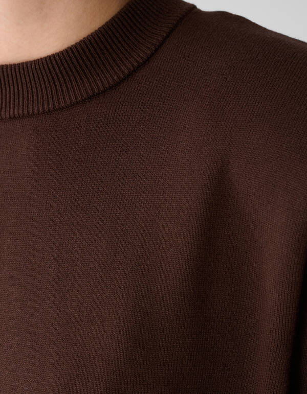 Gro&szlig;es gepolstertes T-Shirt Braun SHOEBY WOMEN