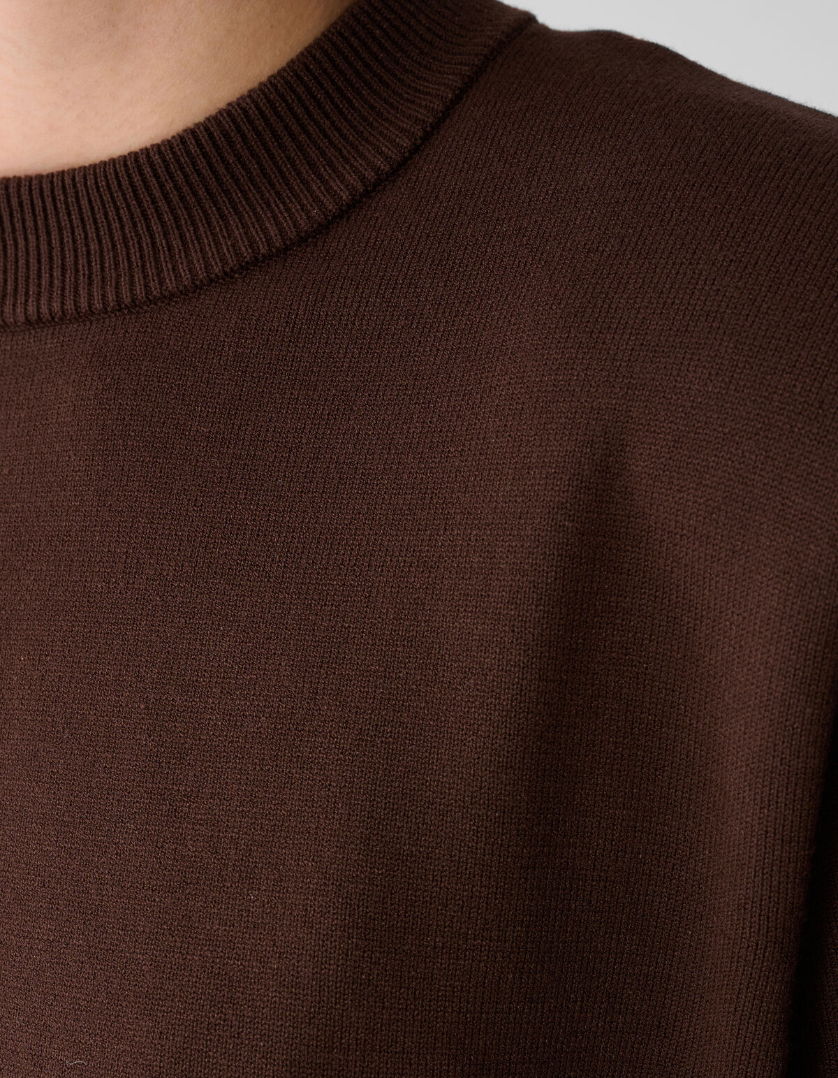 Gro&szlig;es gepolstertes T-Shirt Braun SHOEBY WOMEN