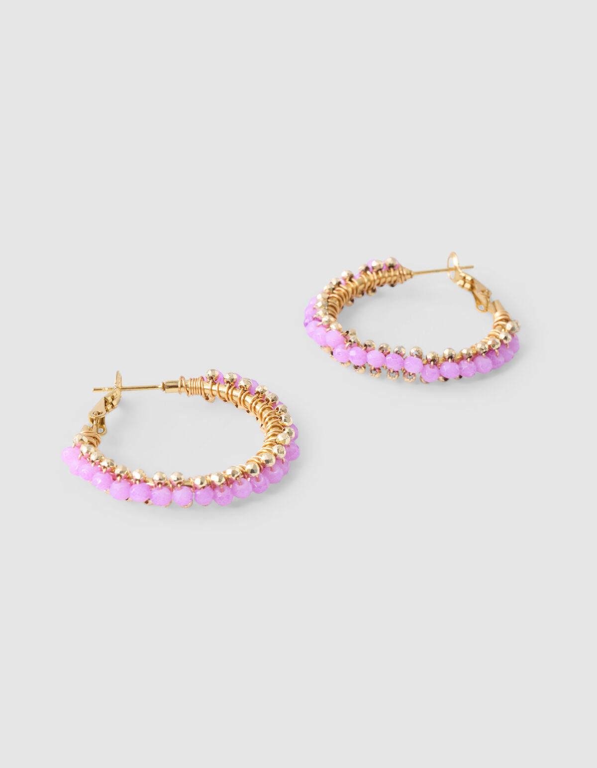 Perlenohrringe Rosa SHOEBY ACCESSOIRES