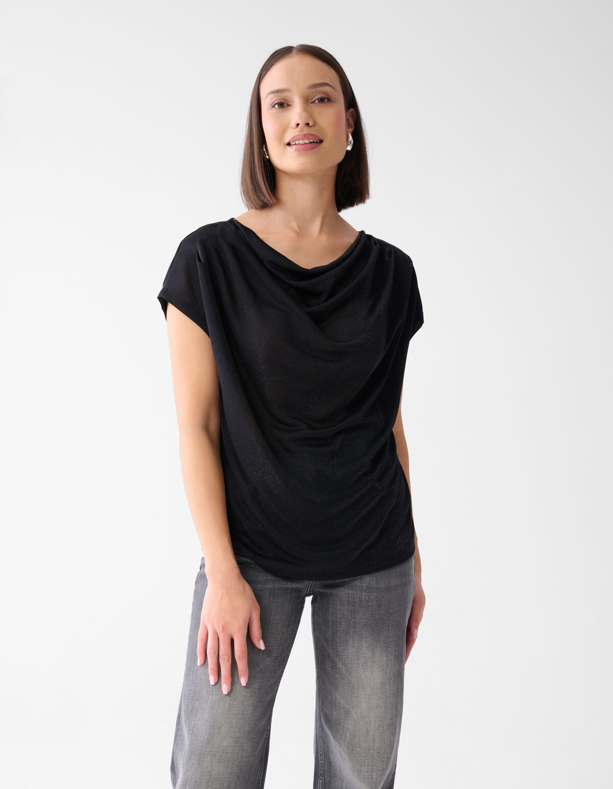 Glitzertop Schwarz SHOEBY WOMEN