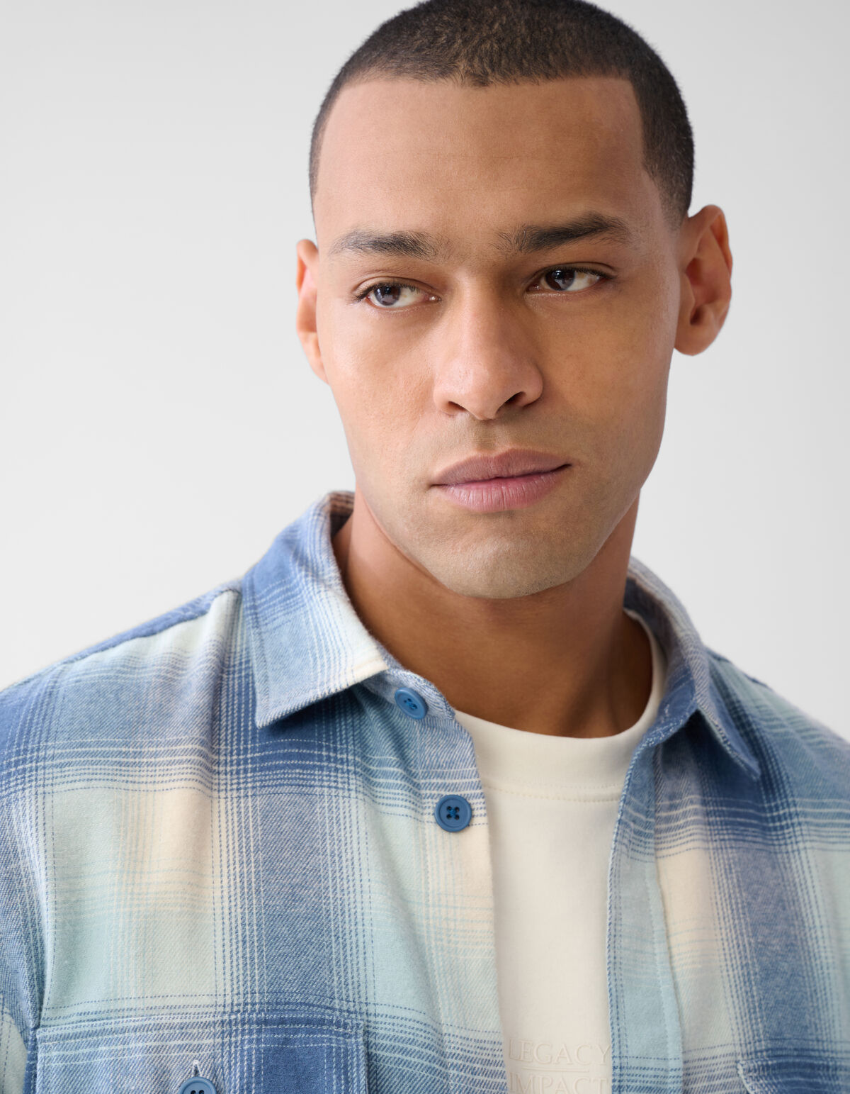 Kariertes Hemd Blau SHOEBY MEN