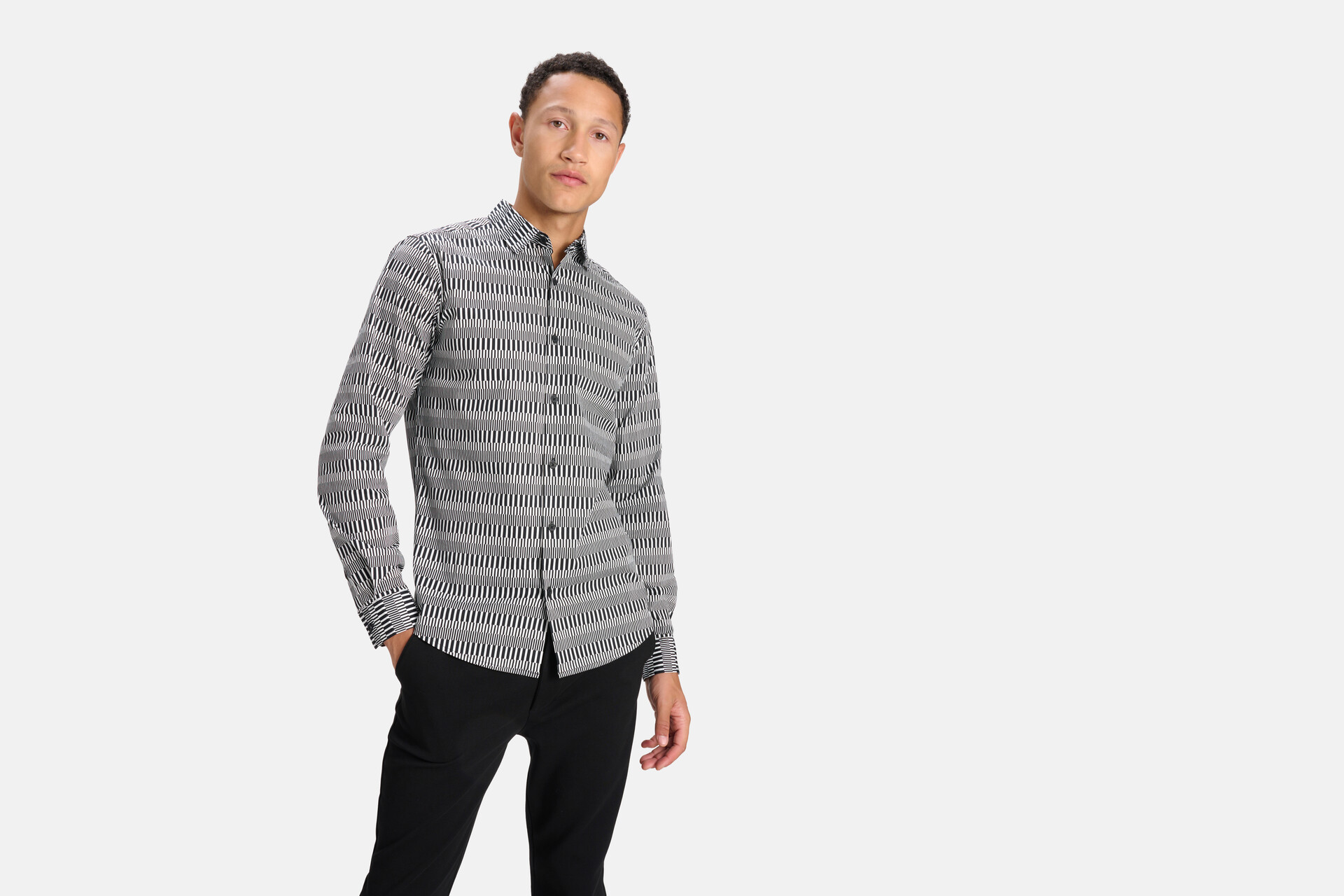 Grafik-Shirt Weiß SHOEBY MEN