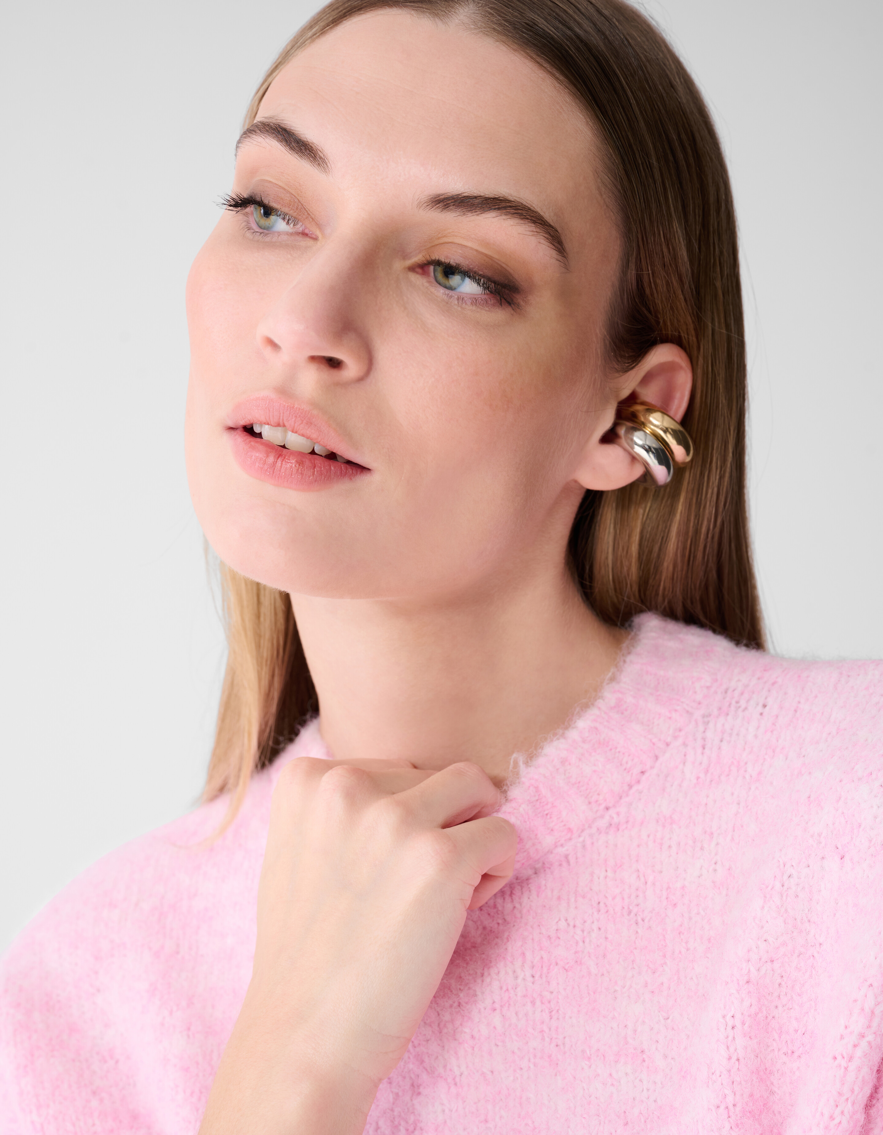 Flauschiges Kurzarmoberteil Rosa SHOEBY WOMEN