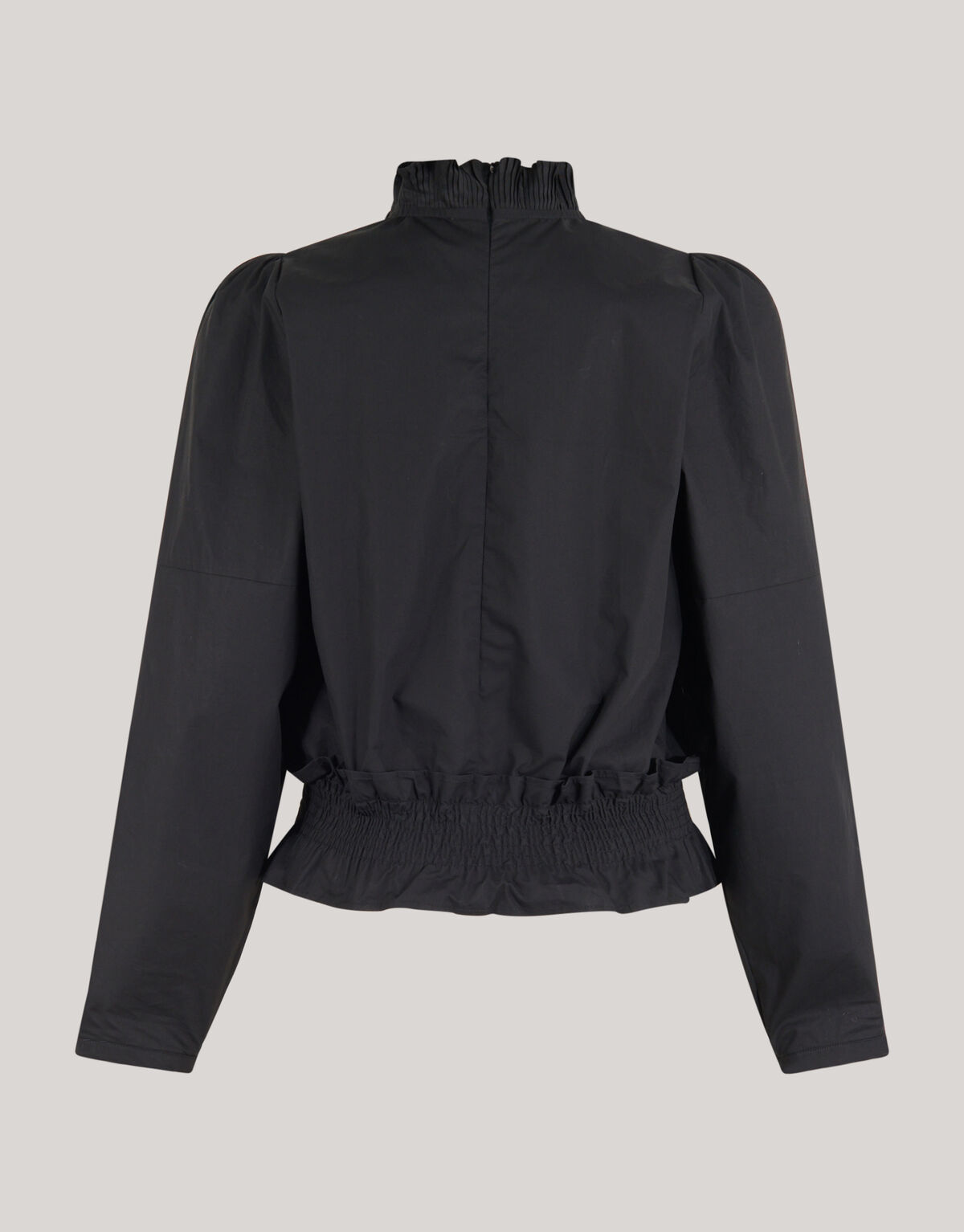 R&uuml;schen-Top Schwarz SHOEBY WOMEN