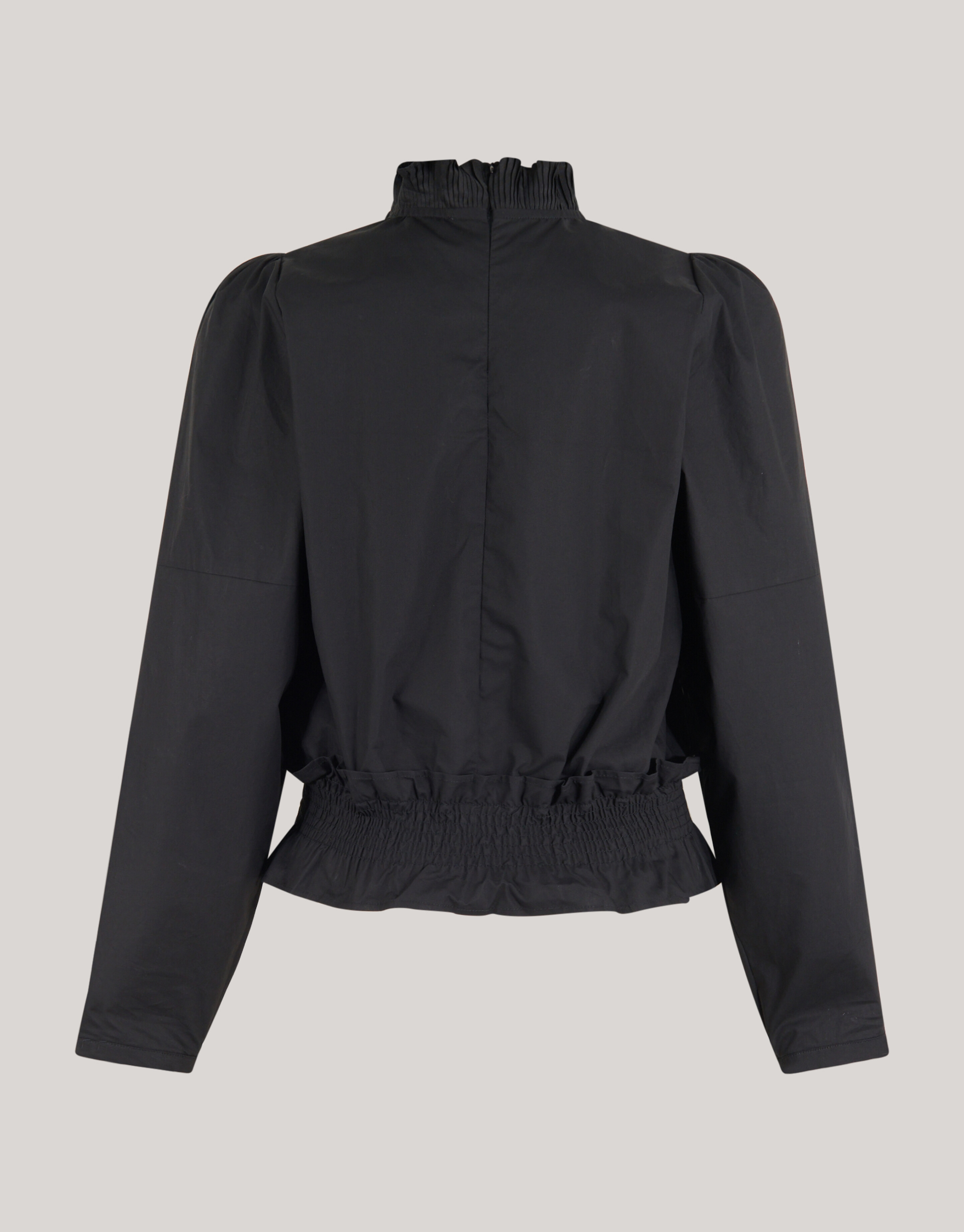 R&uuml;schen-Top Schwarz SHOEBY WOMEN