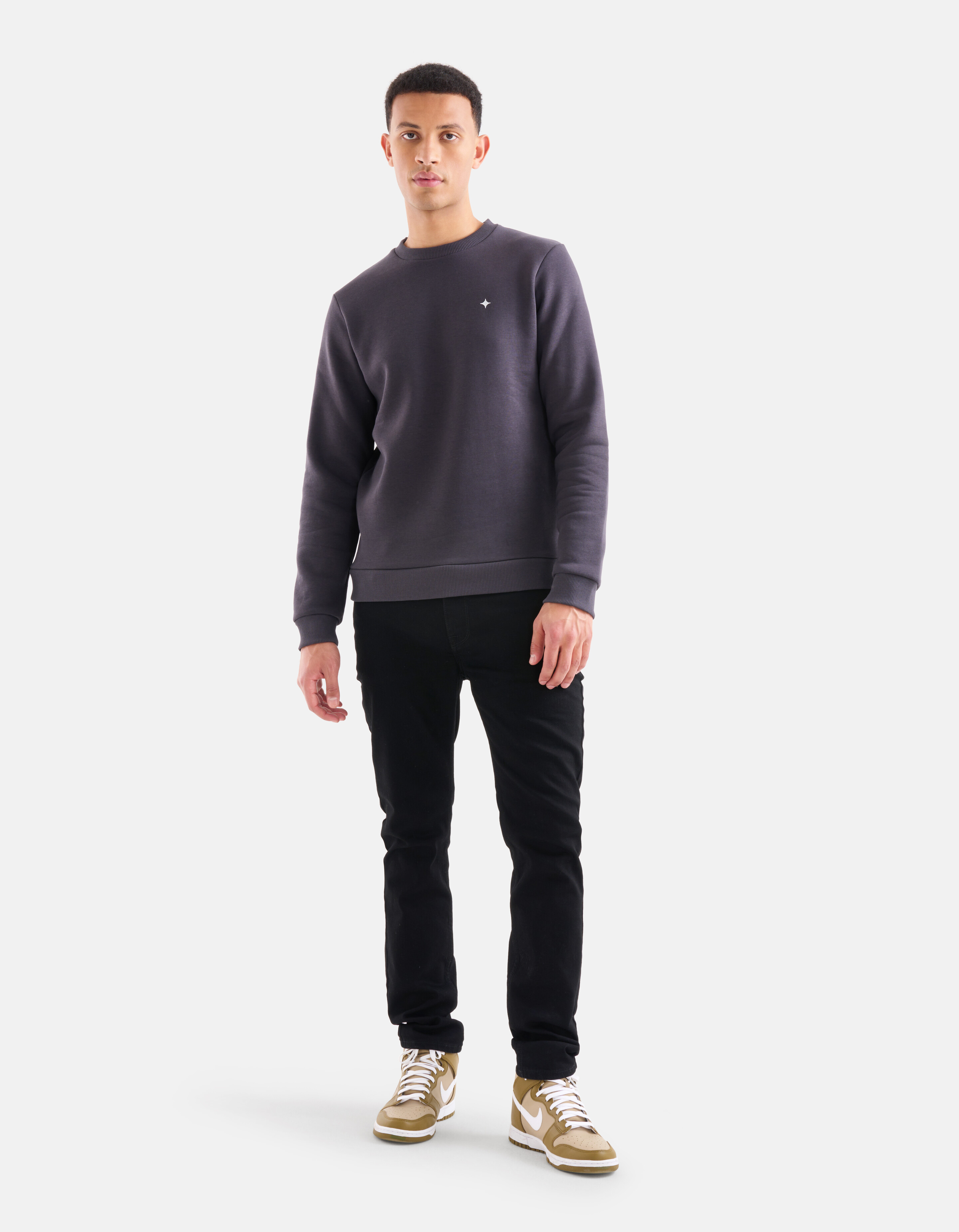Slim Fit Jeans Schwarz L32 SHOEBY MEN