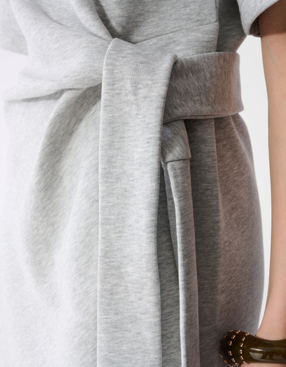 Sweat Maxi Kleid Hellgrau SHOEBY WOMEN