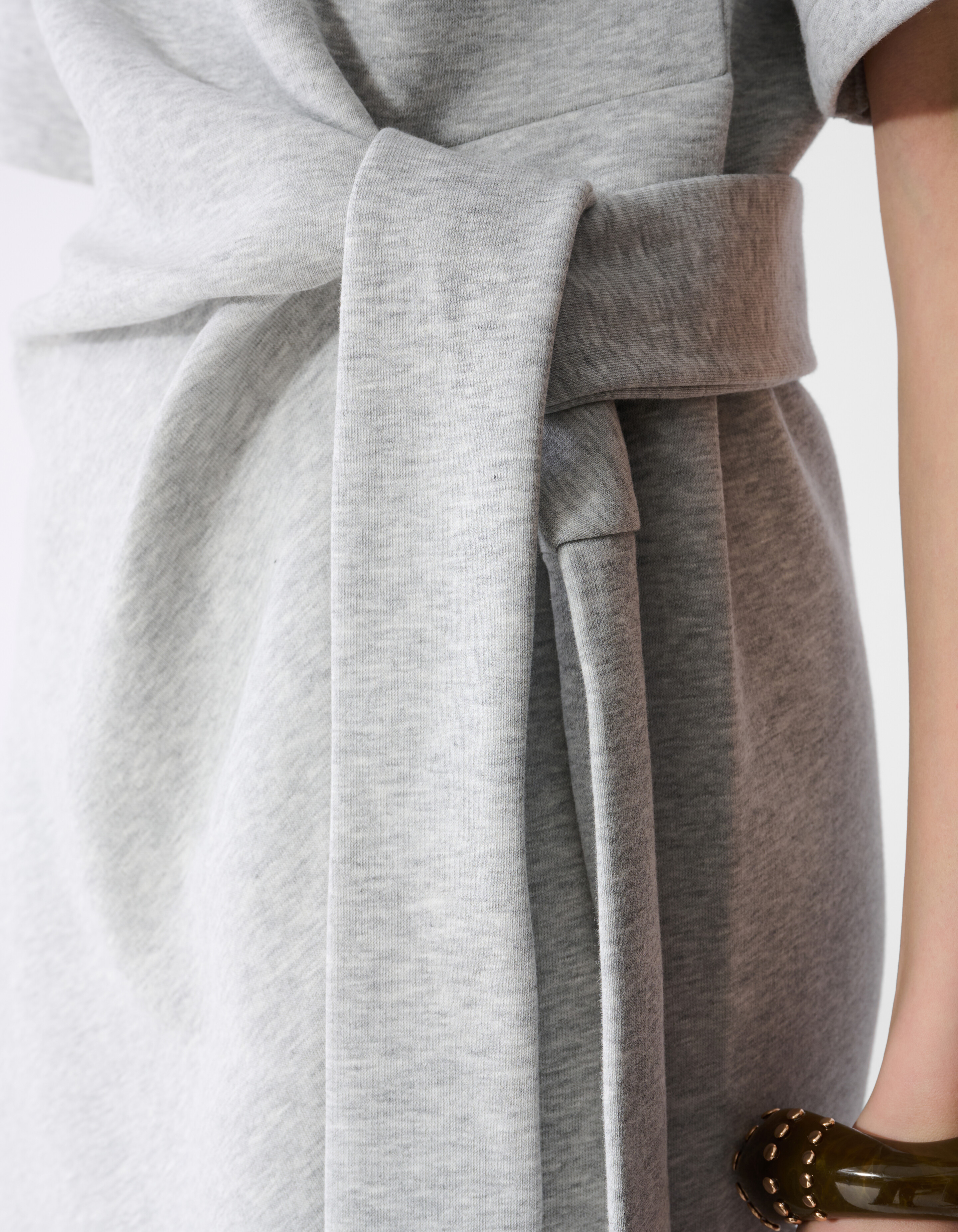 Sweat Maxi Kleid Hellgrau SHOEBY WOMEN