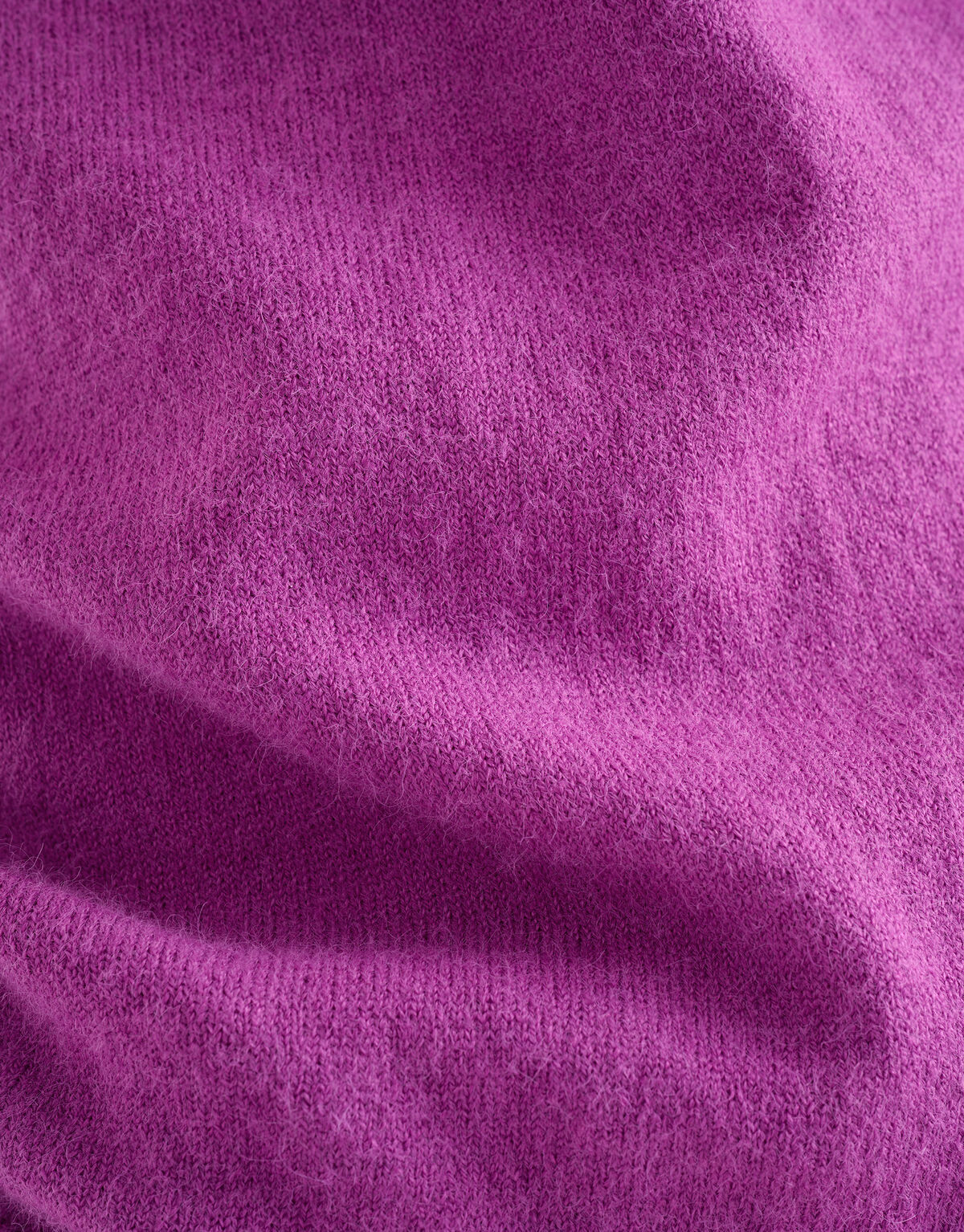 Stricktop mit Puffärmeln Dunkelviolett SHOEBY WOMEN