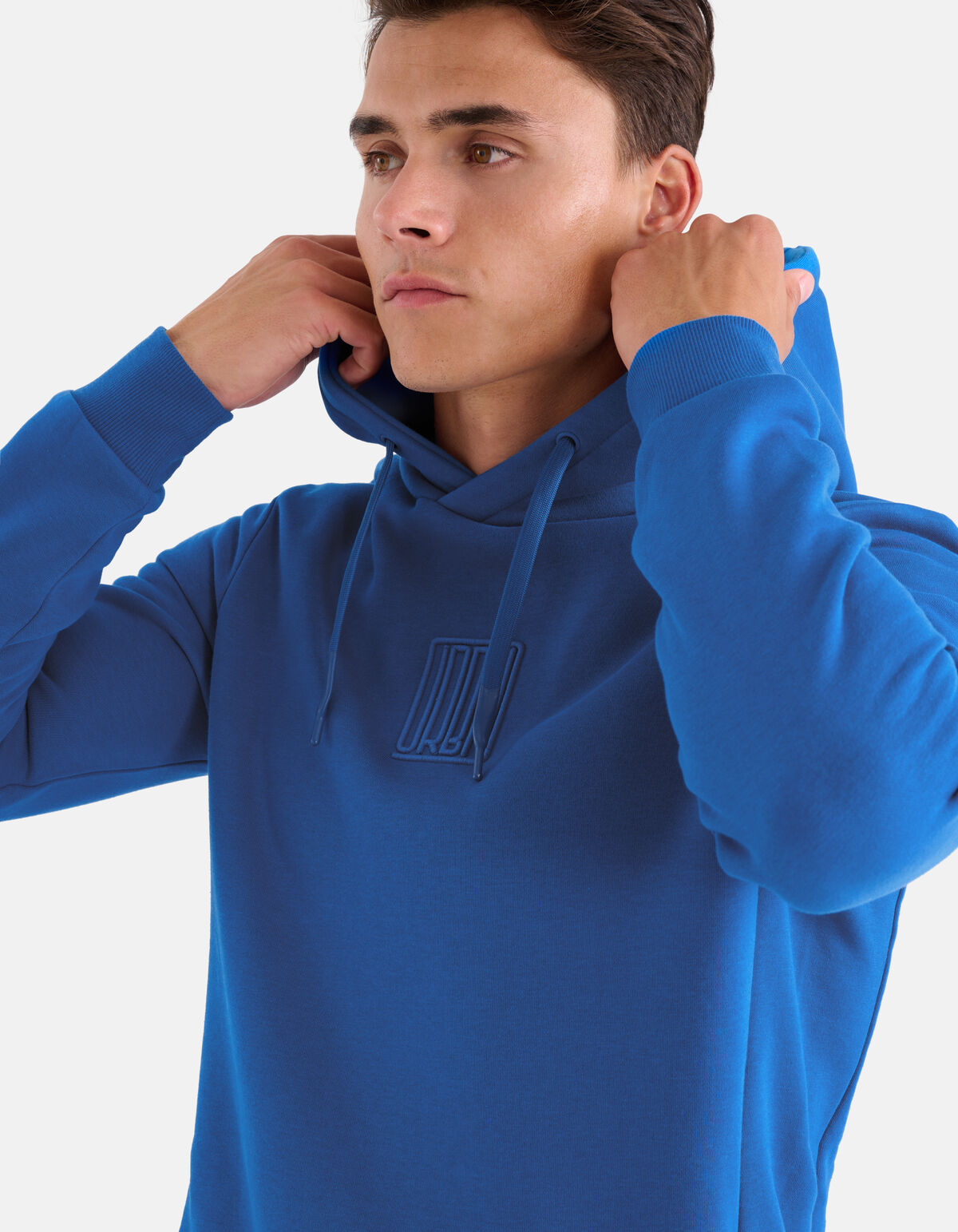 Stickerei Hoodie Blau SHOEBY MEN