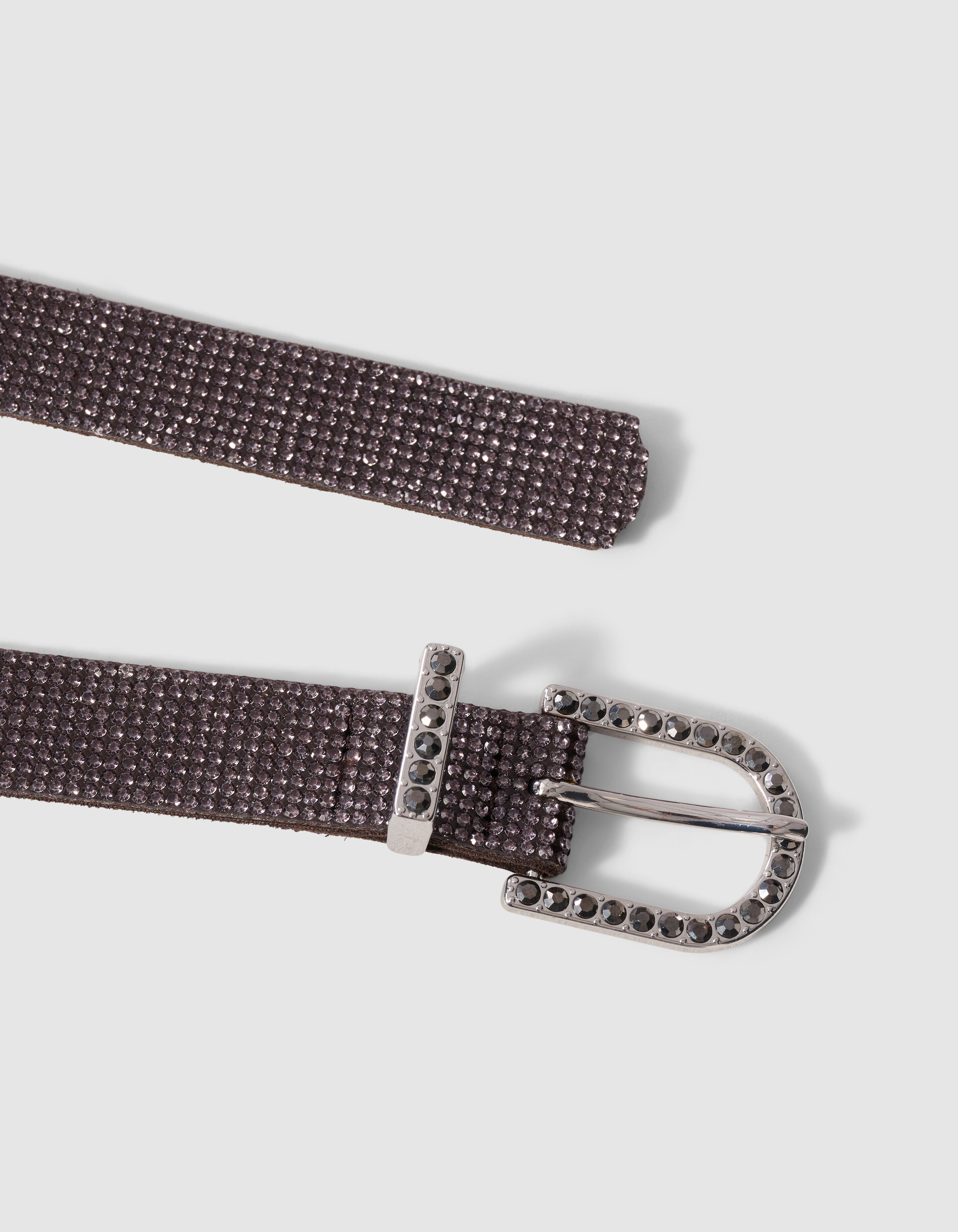 Strass G&uuml;rtel Braun SHOEBY ACCESSOIRES