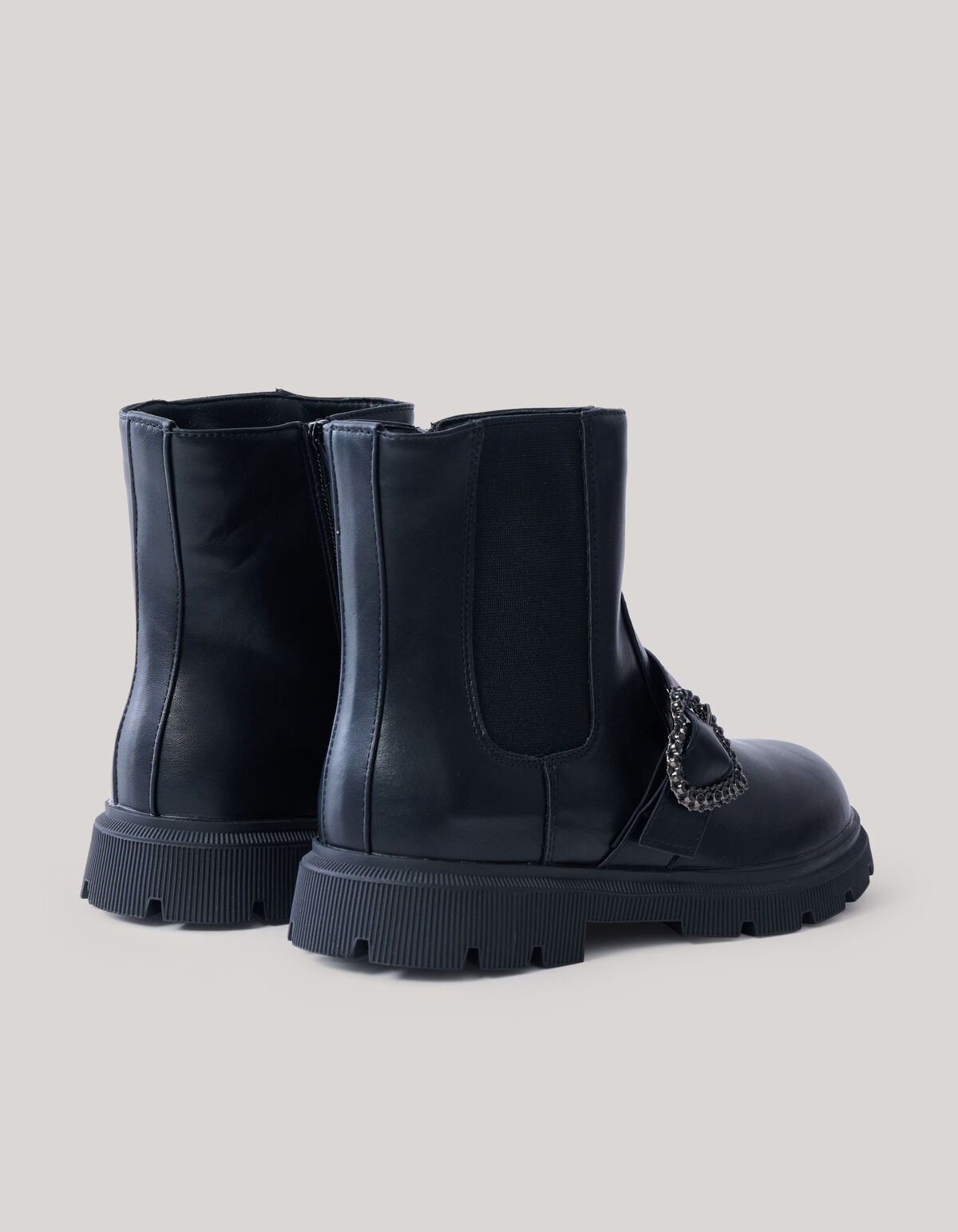 Herz-Stiefel Schwarz SHOEBY SHOES