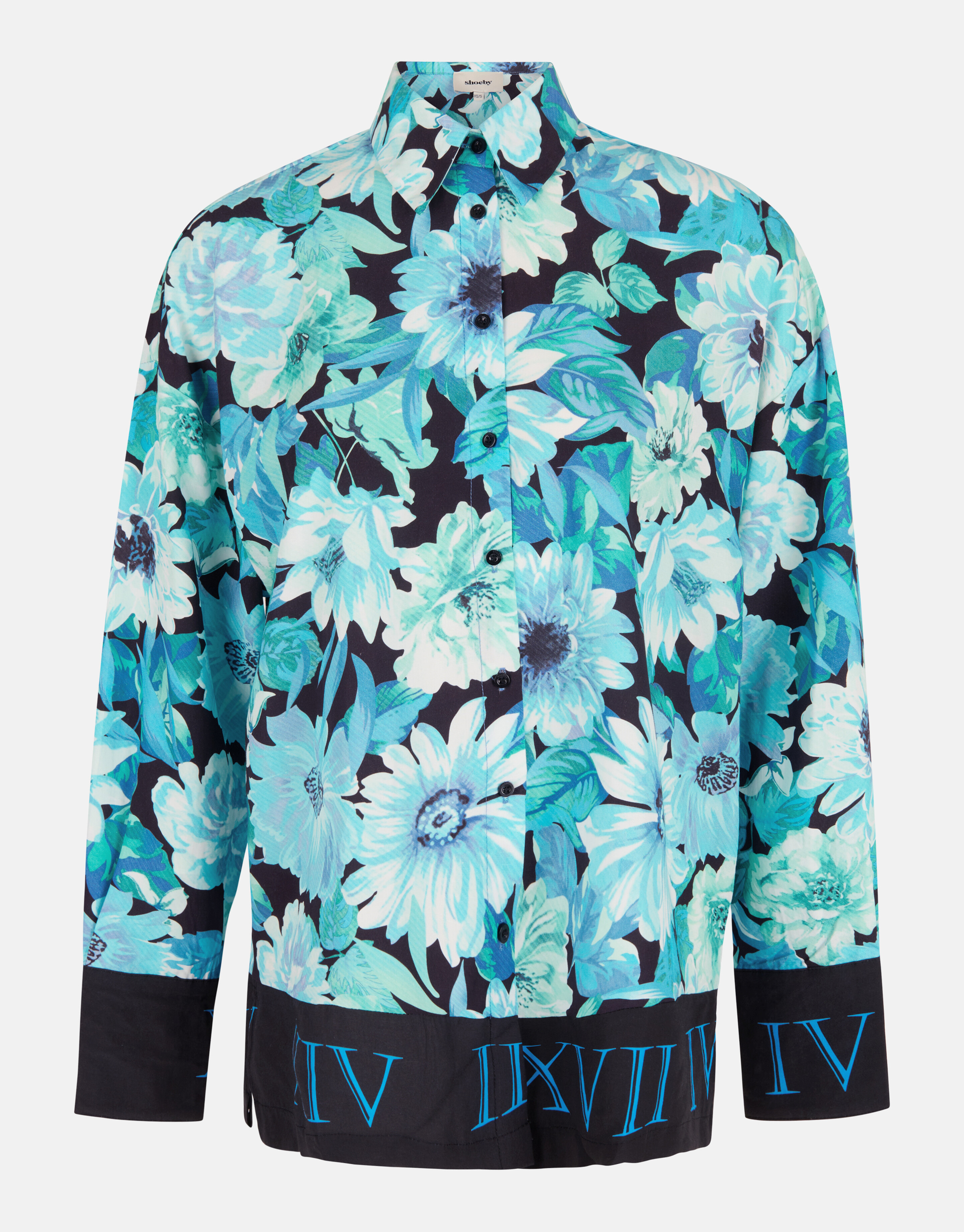 Bluse mit Blumendruck Blau SHOEBY WOMEN