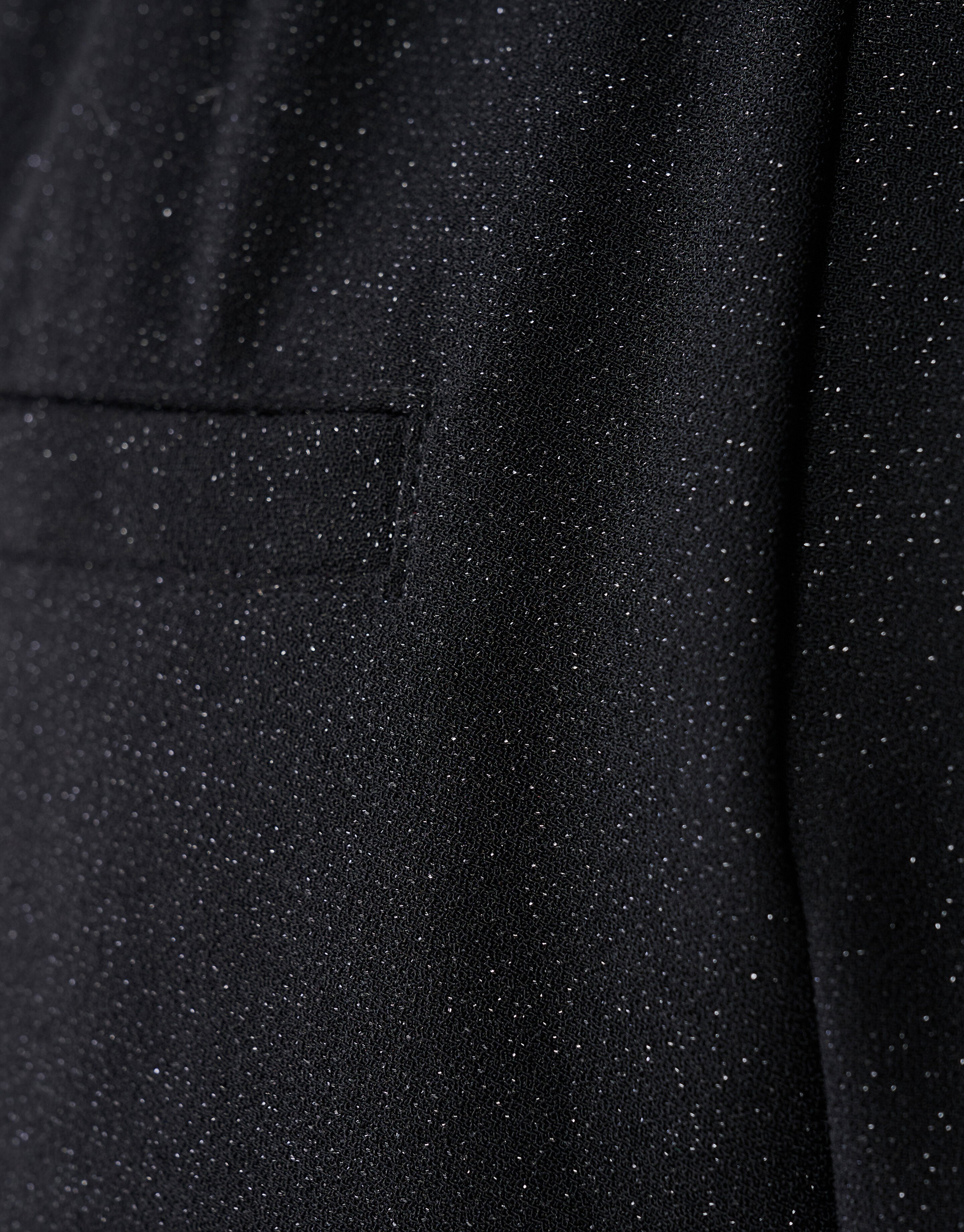 Schwarzer Glitzer-Hose mit weitem Bein SHOEBY WOMEN