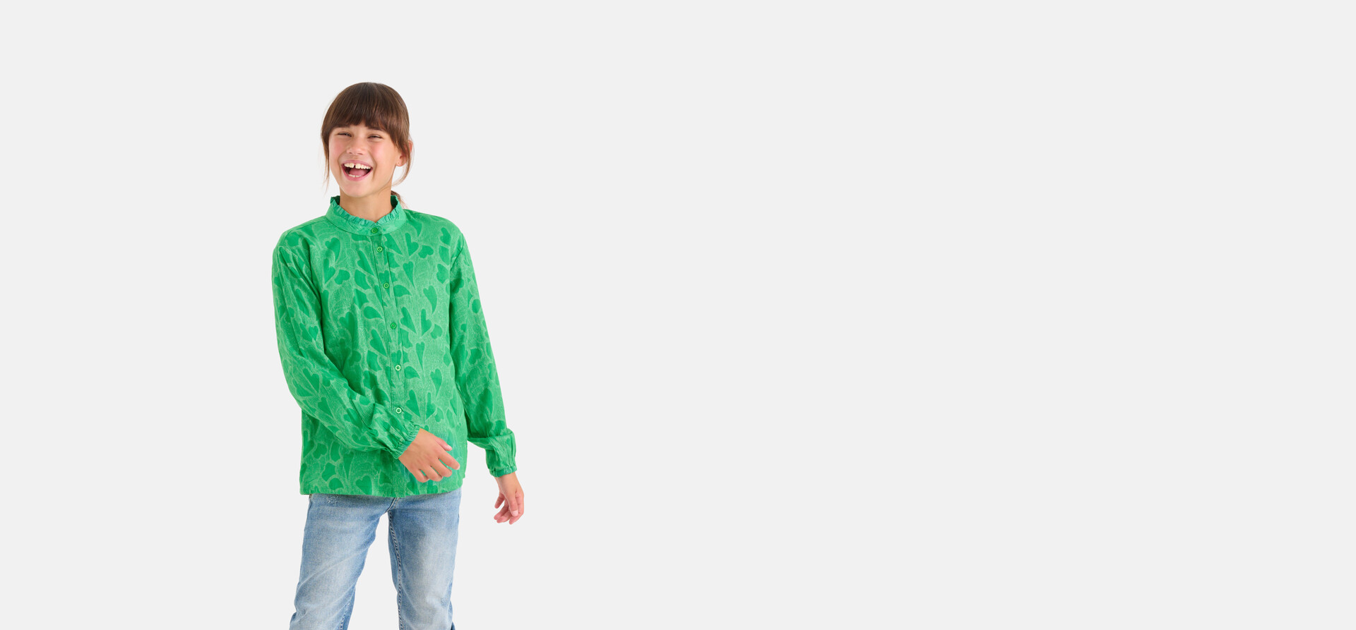 Lurex Blouse Groen SHOEBY GIRLS